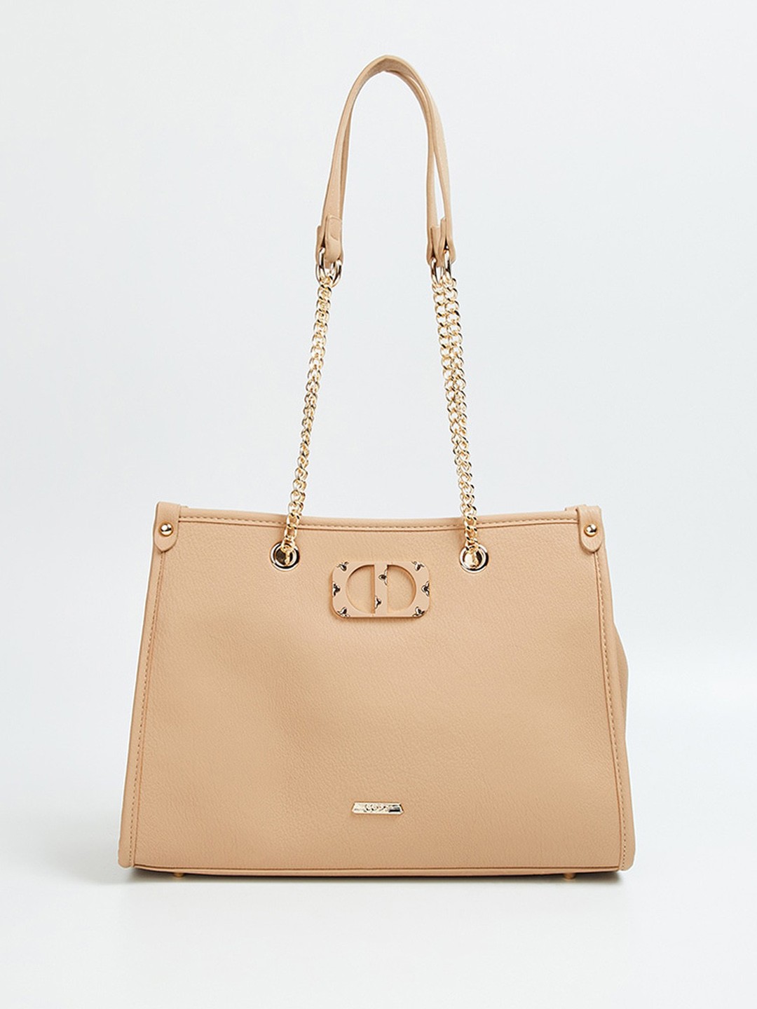

CODE by Lifestyle PU Structured Shoulder Bag, Taupe