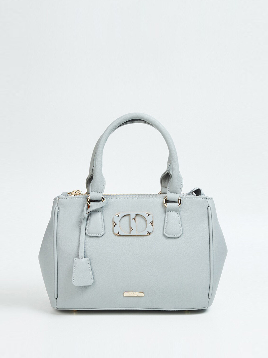 

CODE by Lifestyle Textured Bucket Handheld Bag With Tassel, Grey