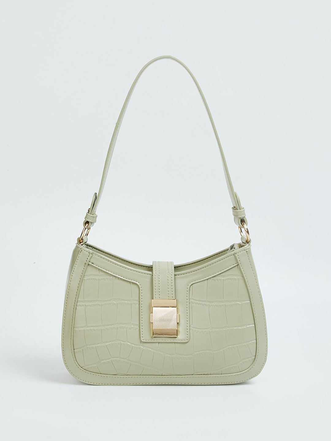

CODE by Lifestyle Textured Structured Handheld Bag, Green