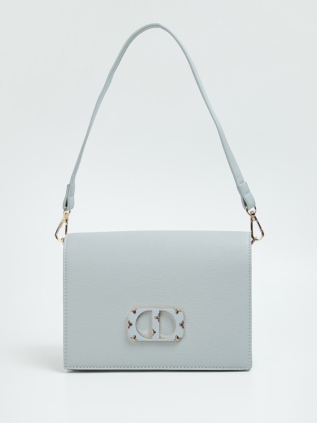 

CODE by Lifestyle Textured Structured Sling Bag, Grey