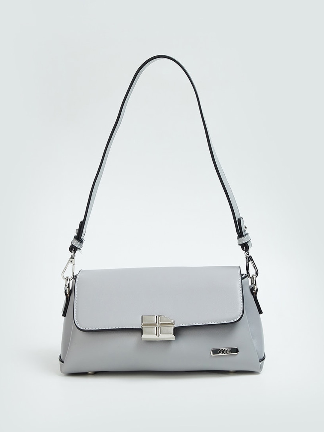 

CODE by Lifestyle Structured Shoulder Bag, Grey