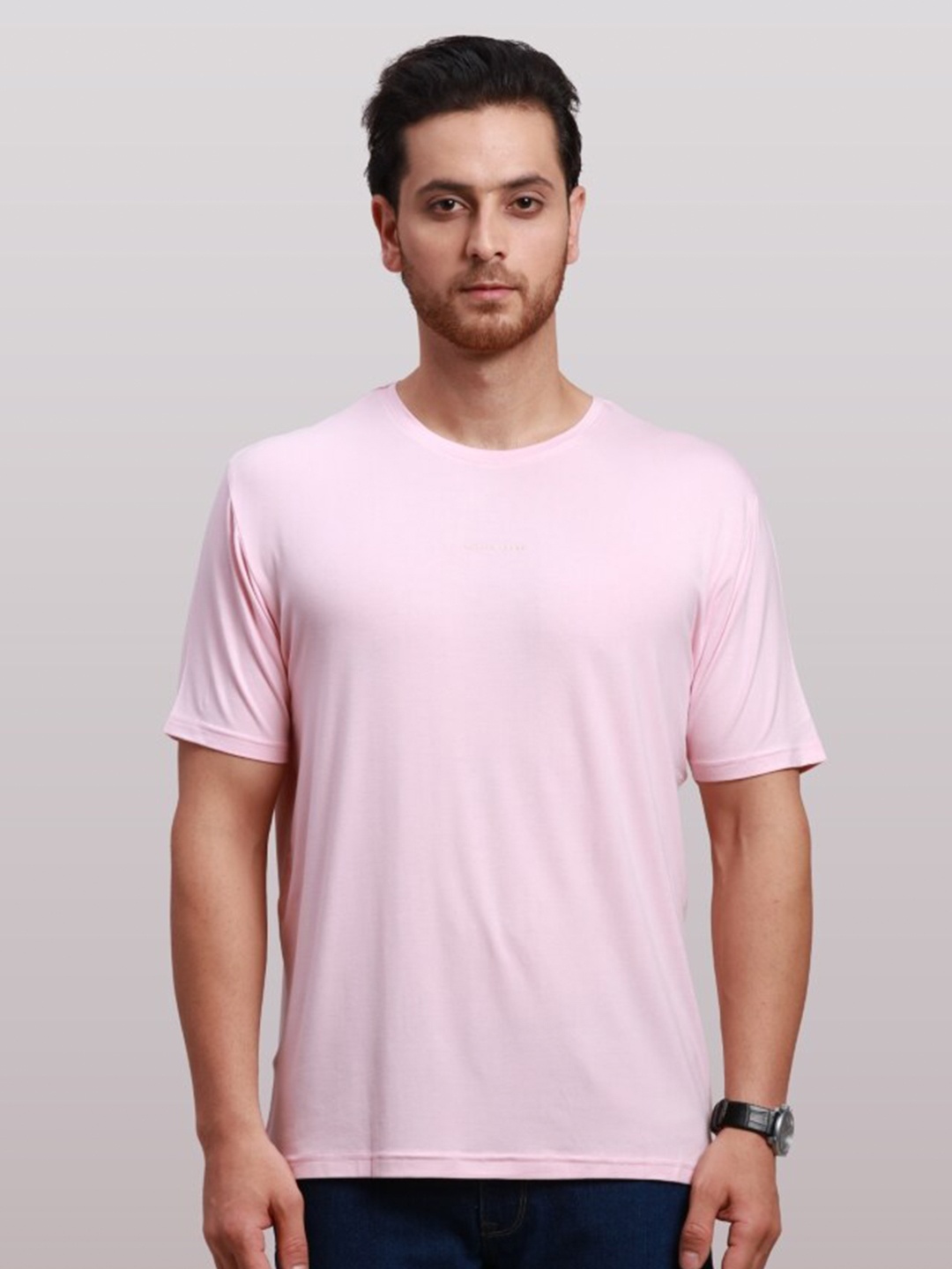 

Melvin Jones Round Neck Bamboo T-shirt, Pink