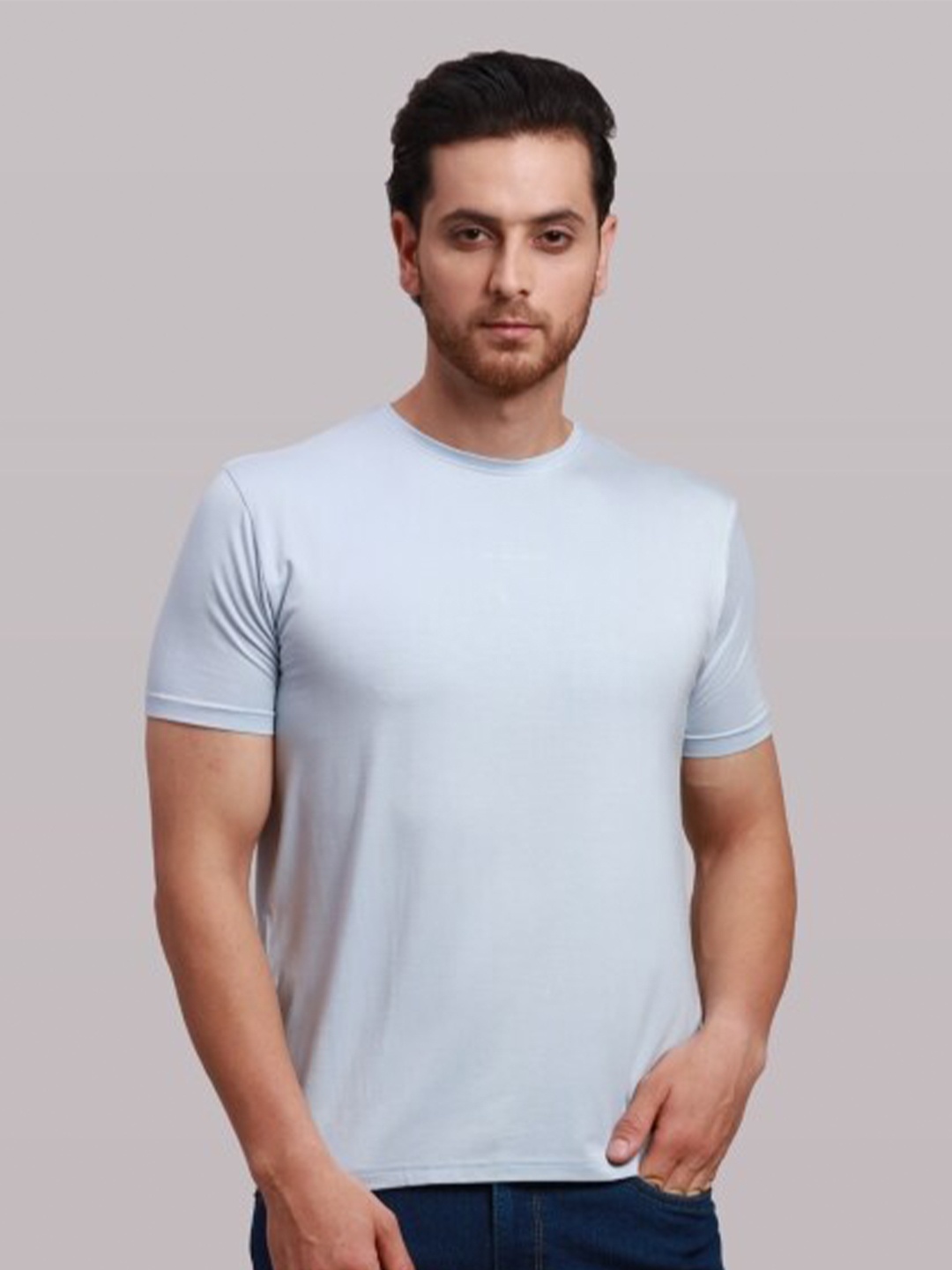 

Melvin Jones Round Neck Bamboo T-shirt, Blue