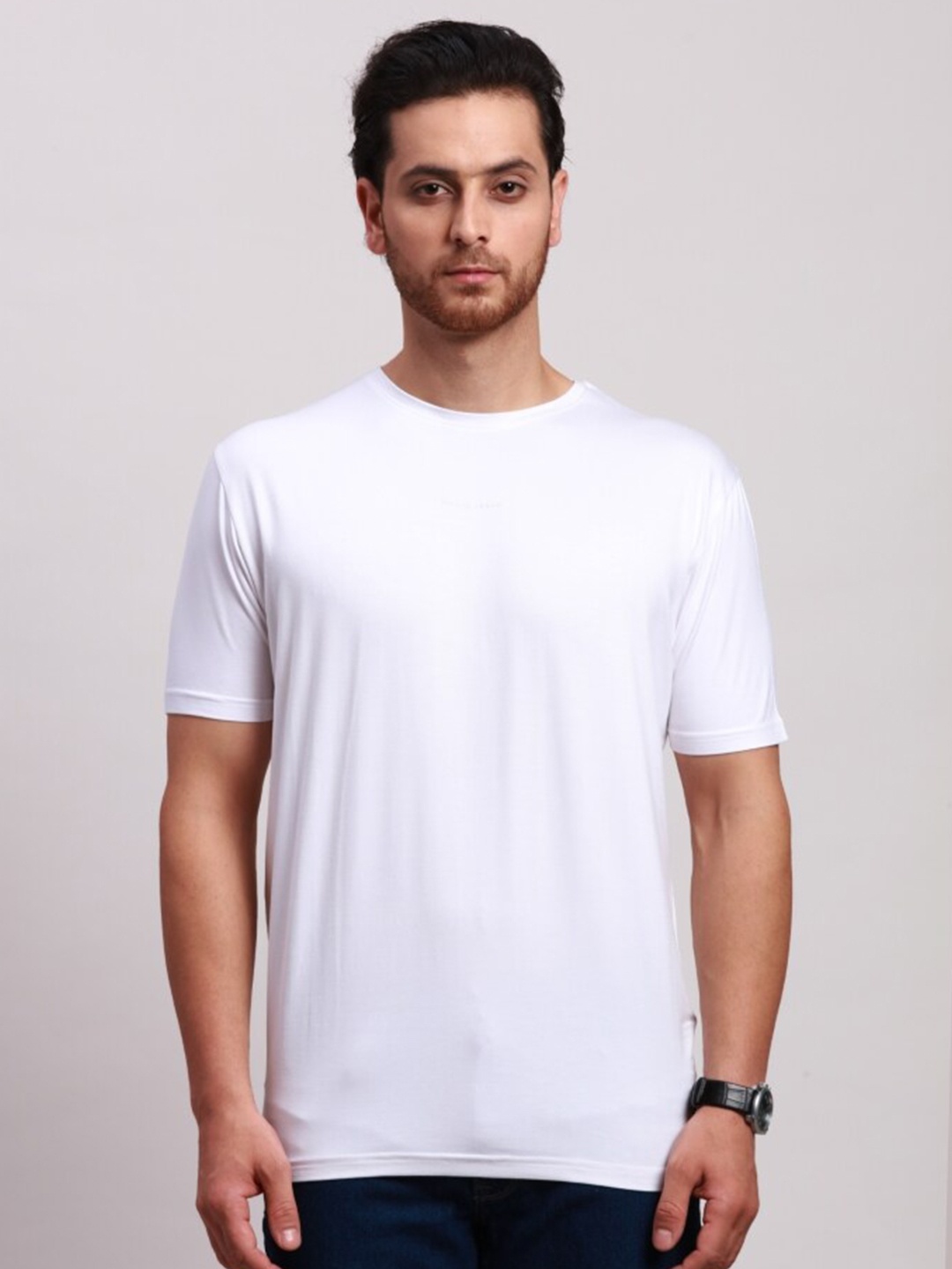 

Melvin Jones Round Neck Bamboo T-shirt, White