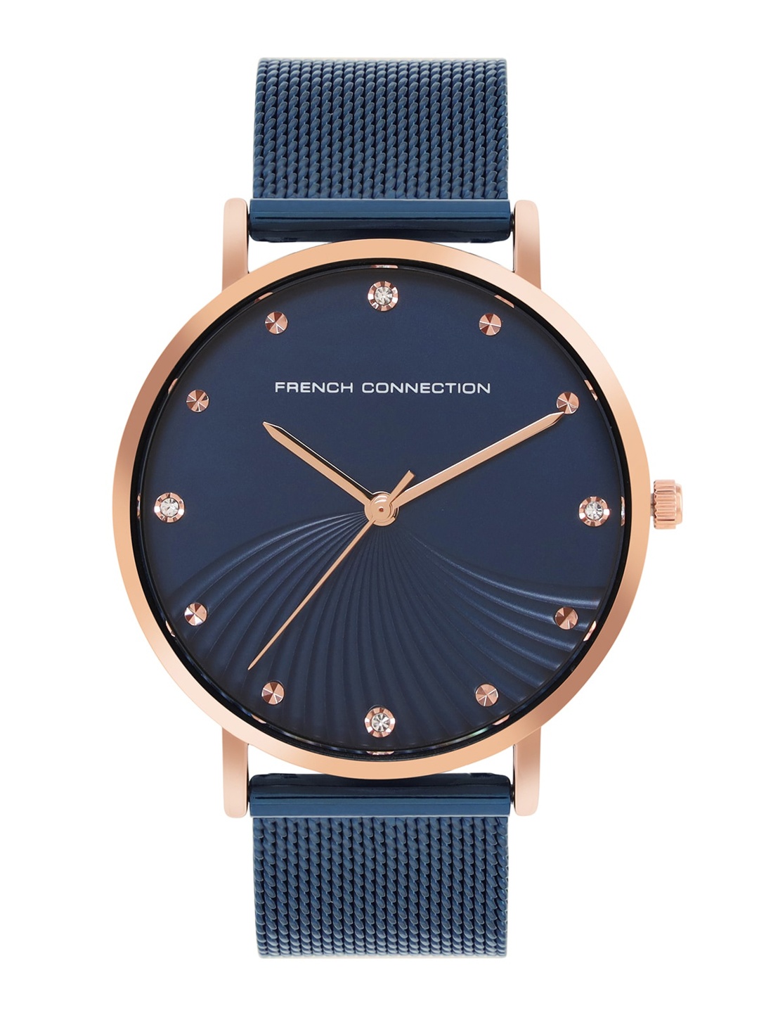 

French Connection Women Stainless Steel Straps Analogue Watch FCC01UM, Navy blue