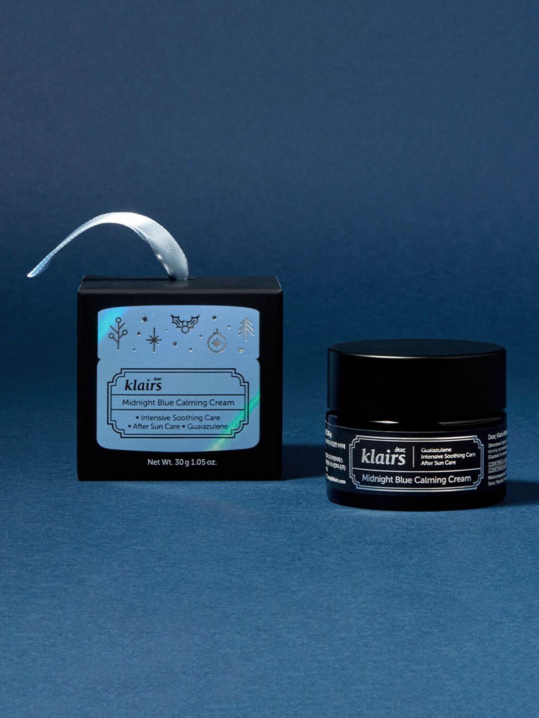

dear klairs Korean Christmas Edition Midnight Blue Calming Cream with Guaiazulene - 30 g