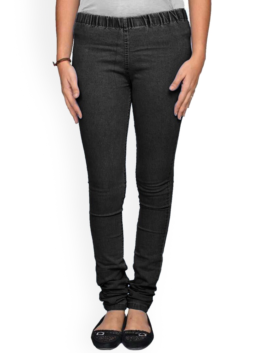 

BAESD Women Mid Rise Slim Fit Jeans, Black