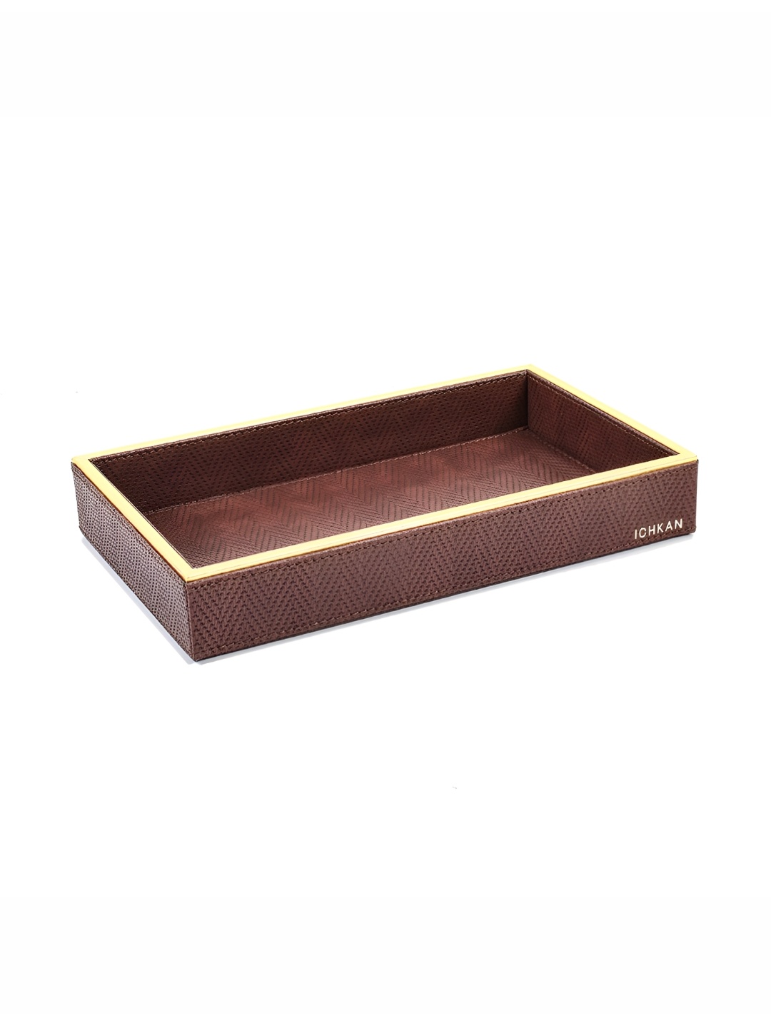 

ICHKAN Hamilton Brown & Cream Textured Tray