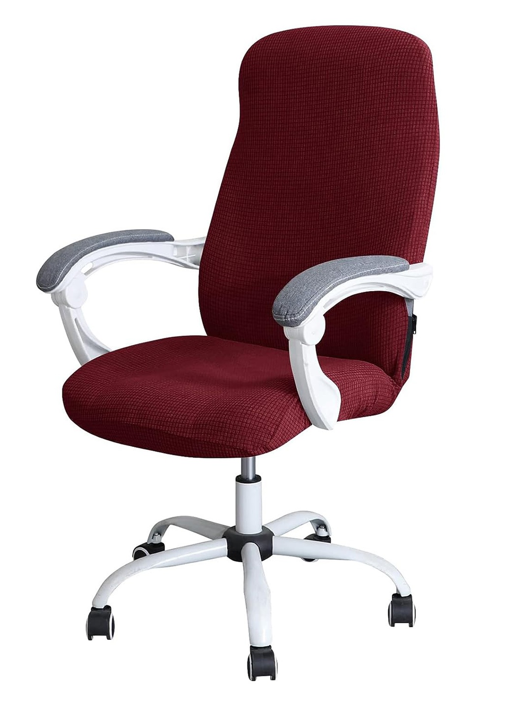 

HOKIPO Burgundy Water-Resistant Chair Cover