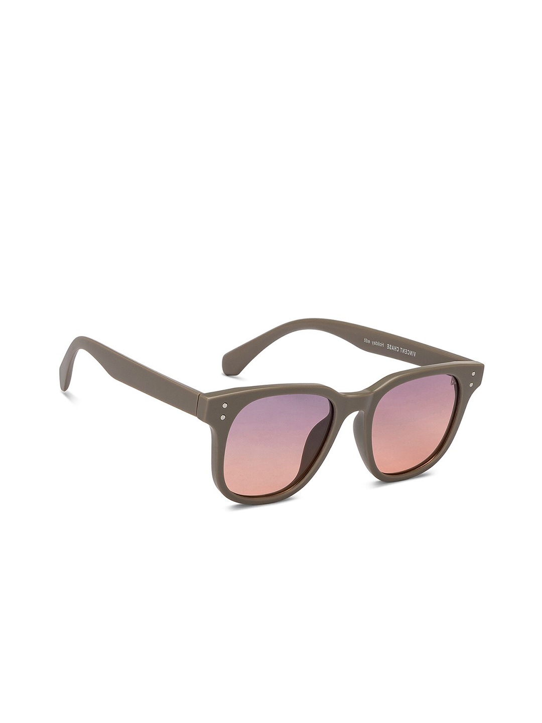 

Vincent Chase by Lenskart Unisex Square Sunglasses With Polarised and UV Protected Lens 212306, Purple
