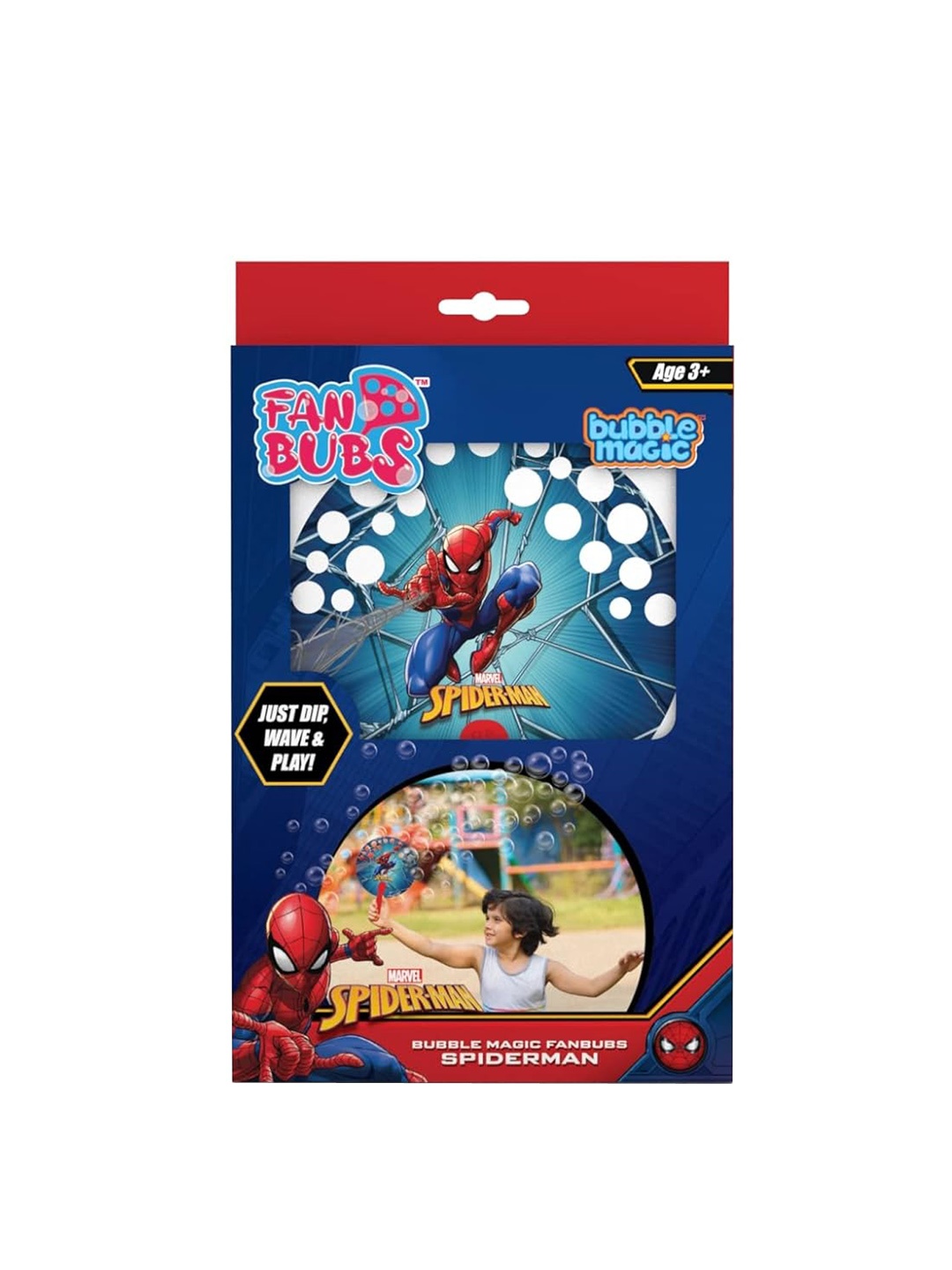 

bubble magic Kids Spiderman Theme Bubble Maker, Blue