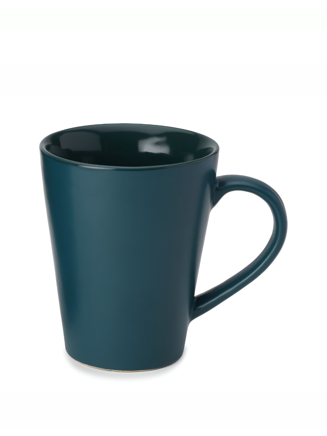 

BODHI HOUSE Teal Blue Microwave Safe Ceramic Matte Coffee Mugs 350 ML