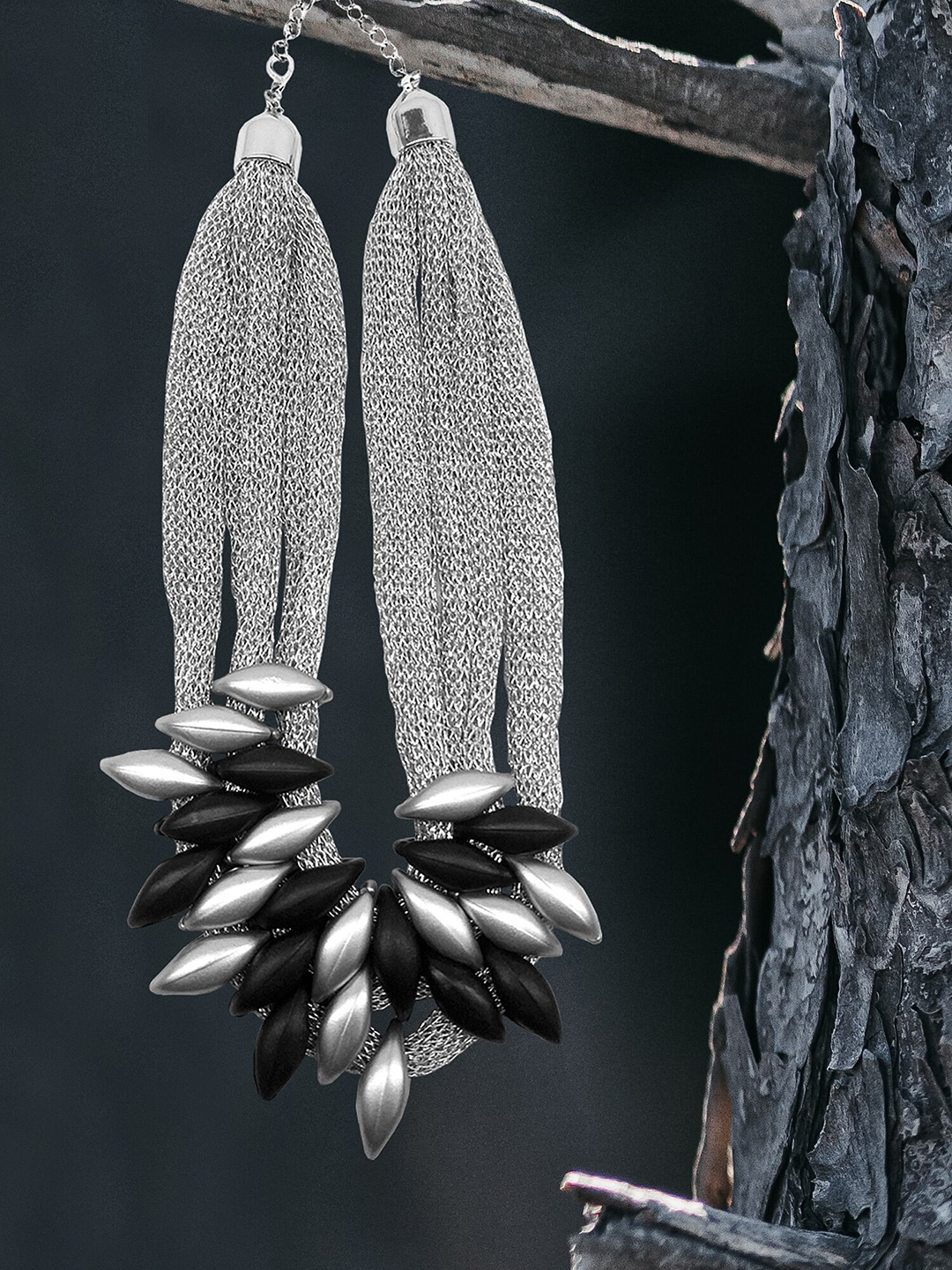 

Adwitiya Collection Silver-Plated Necklace