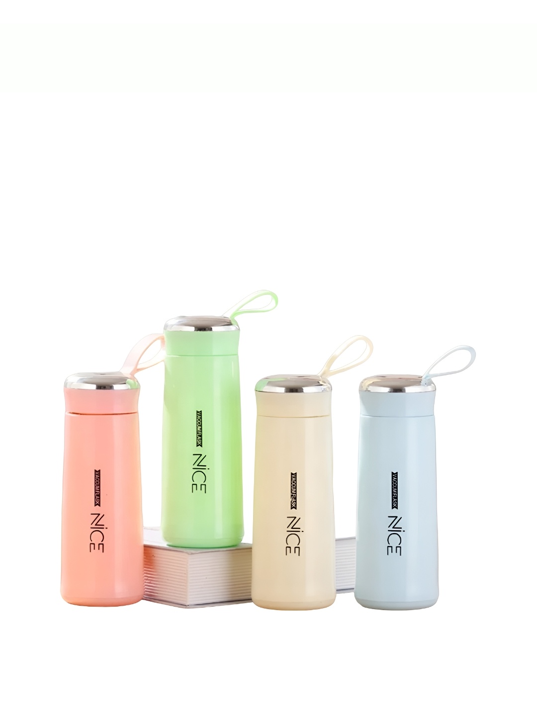 

WELOUR Blue & Beige 4 Pieces Water Bottle