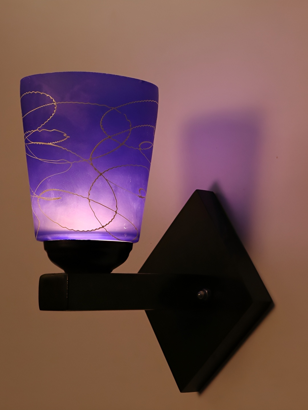 

Afast Blue Glass Wall Lamp