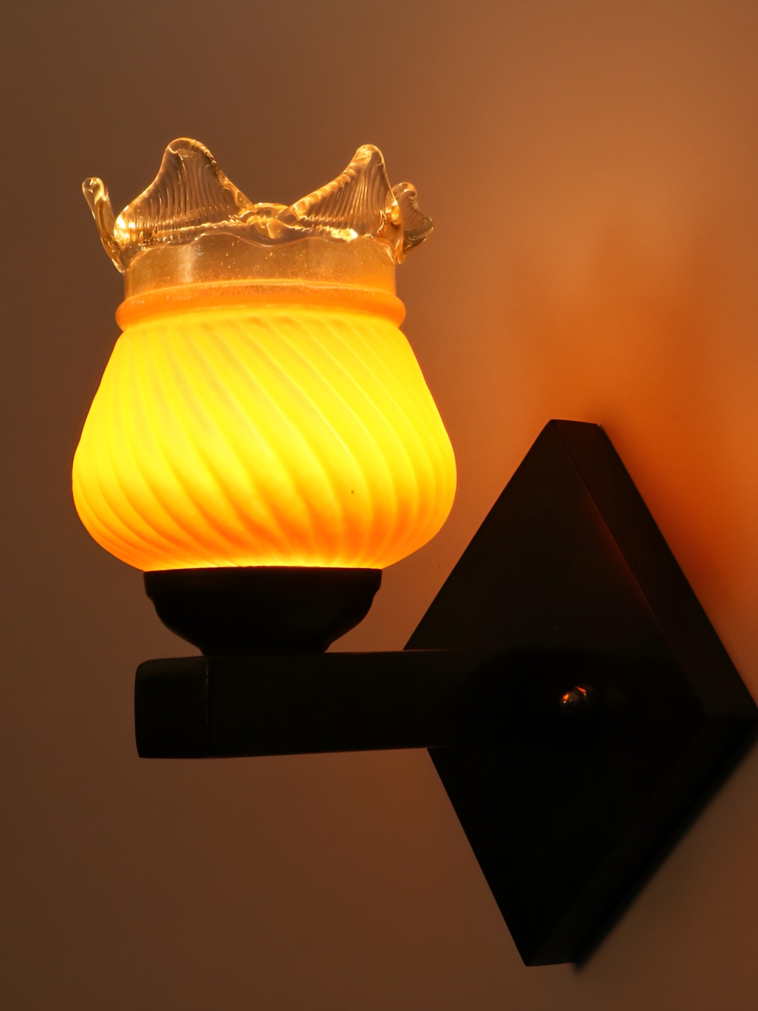 

Afast Orange Glass Wall Lamp