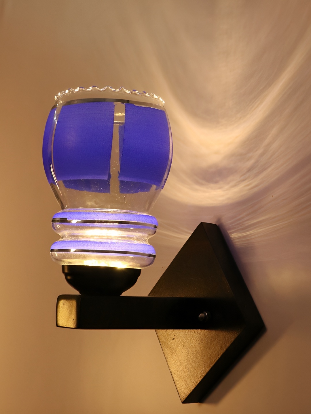 

Afast Blue Glass Wall Lamp