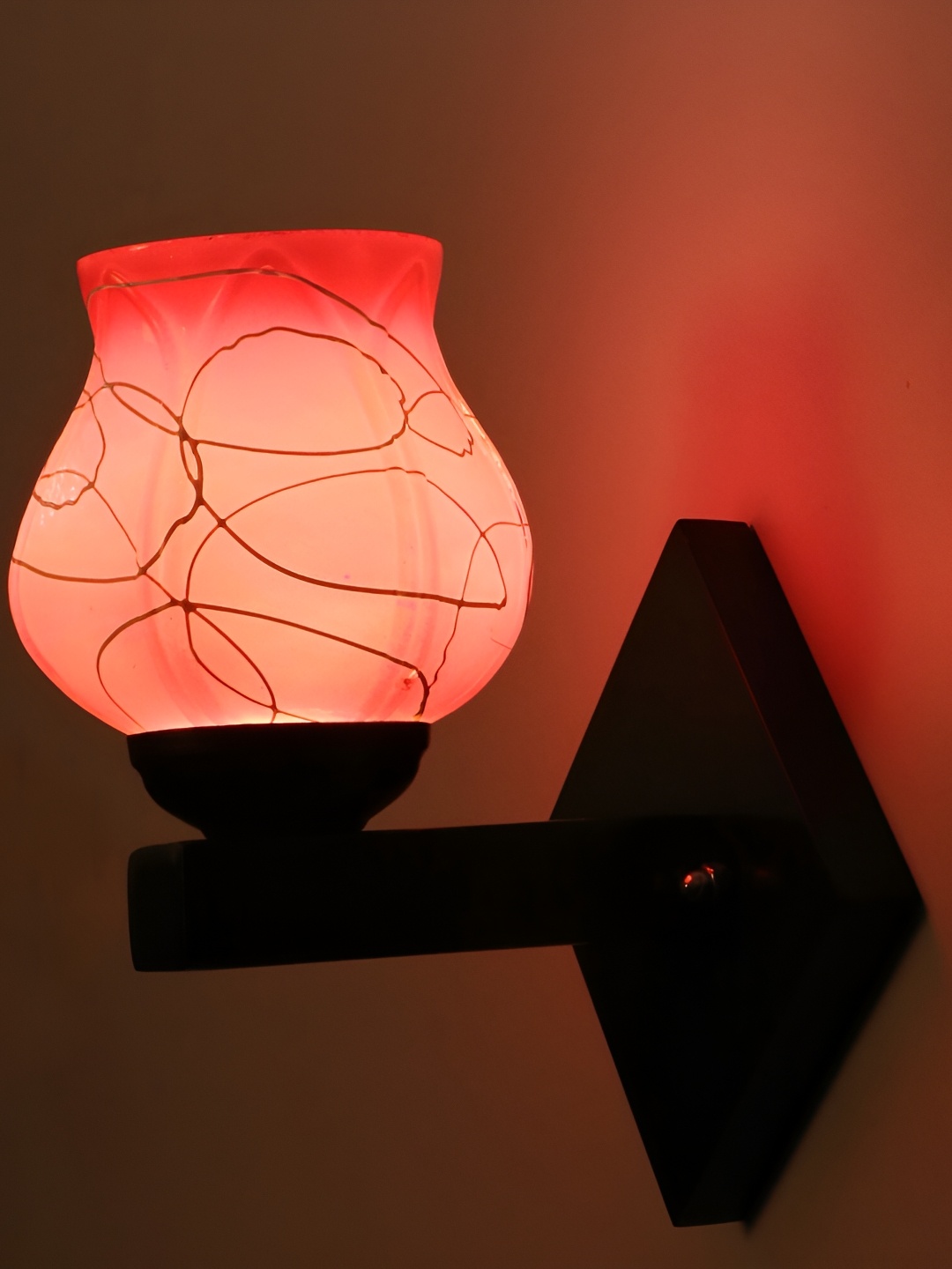 

Afast Pink Glass Wall Lamp