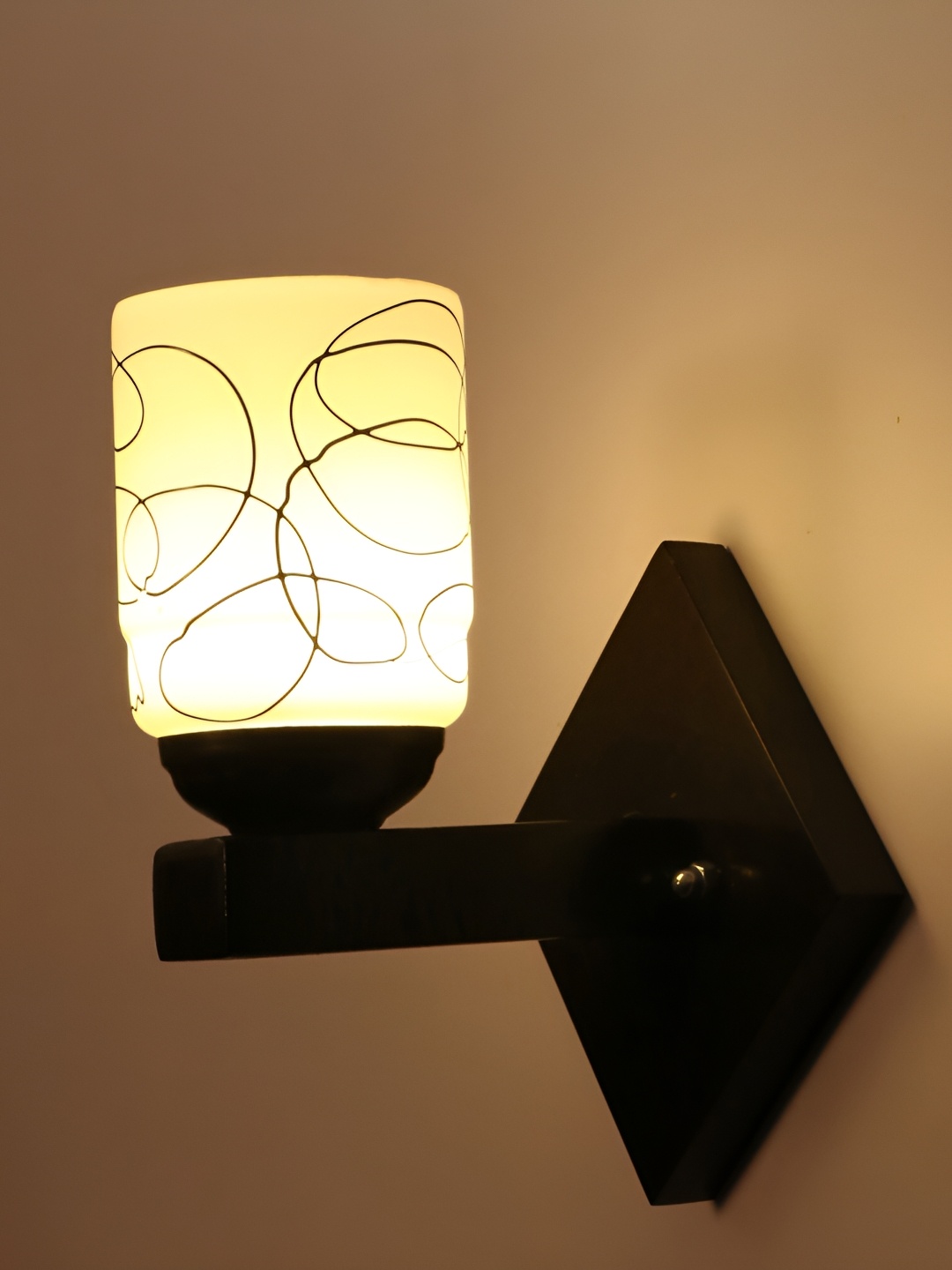 

Afast Black Glass Wall Lamp