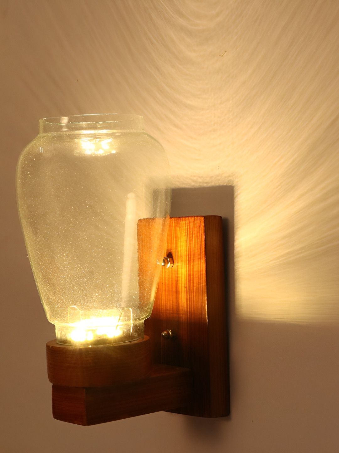 

Afast Transparent Glass Wall Lamp