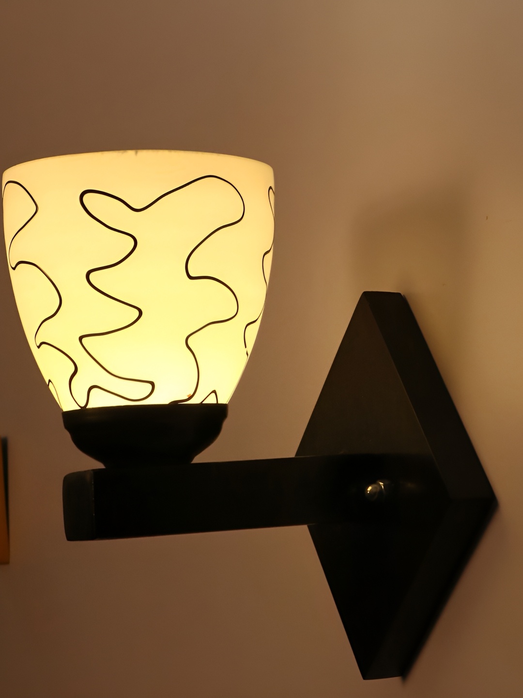 

Afast Black Glass Wall Lamp