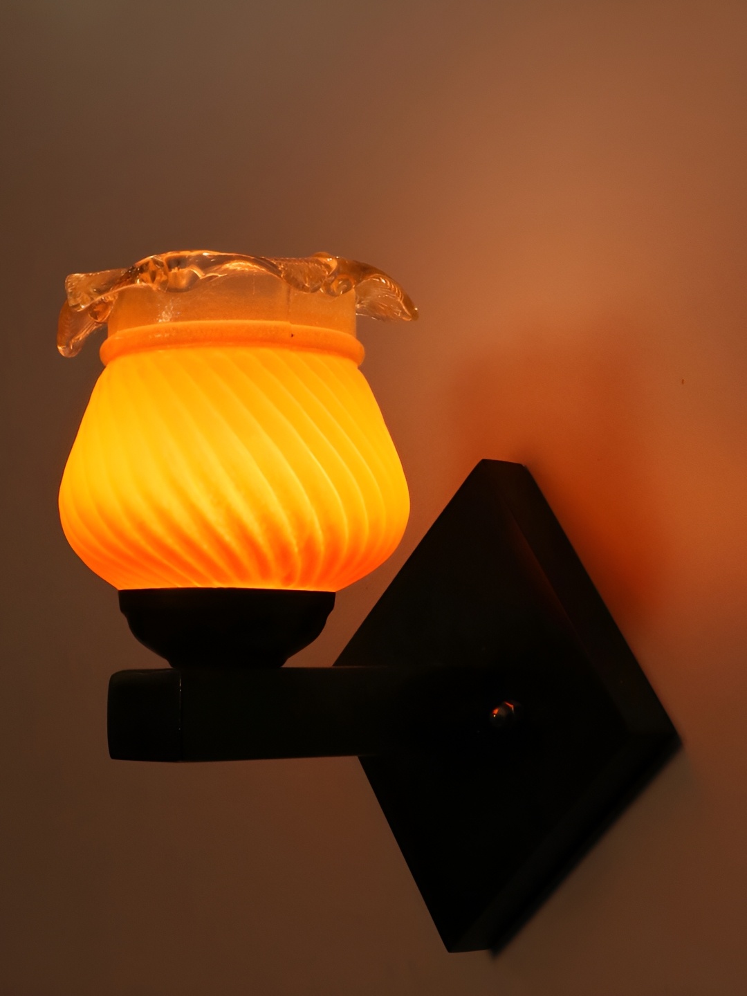 

Afast Orange Glass Wall Lamp