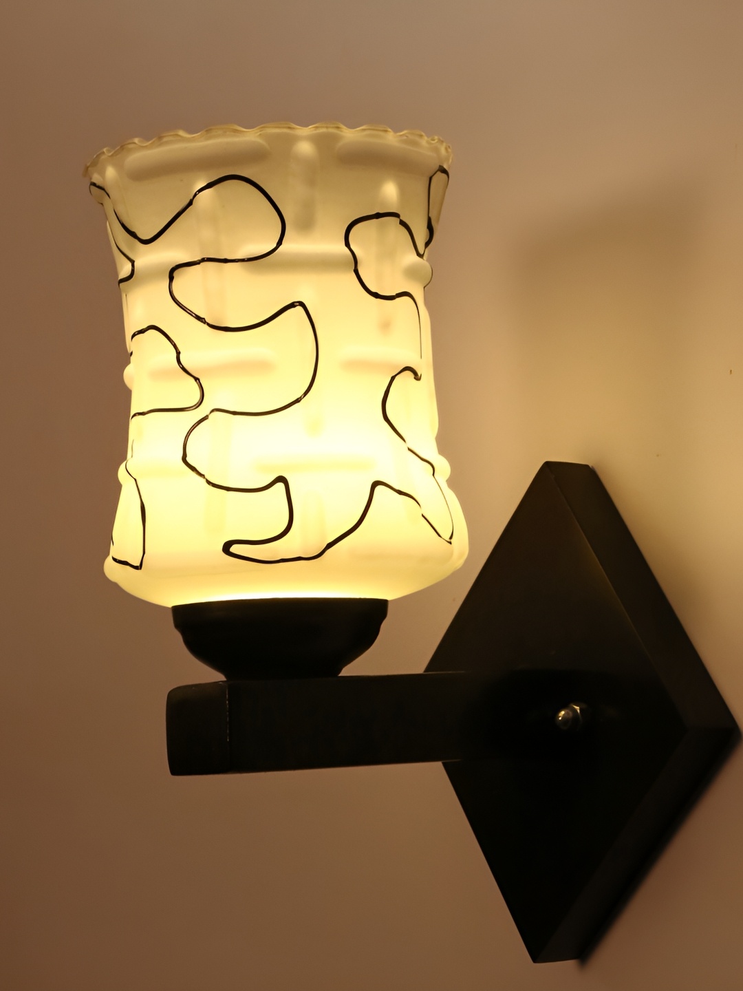 

Afast Black Glass Wall Lamp