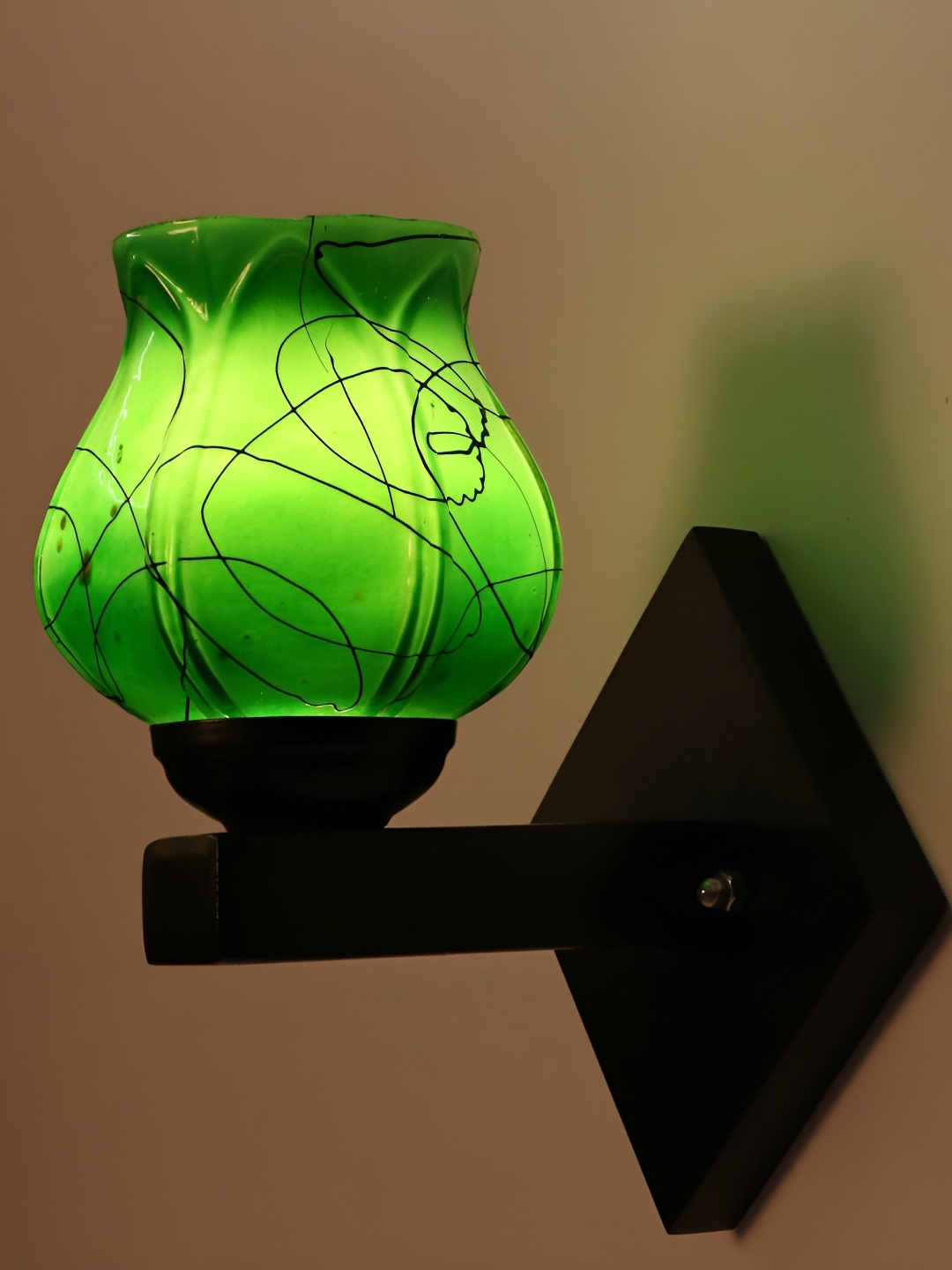 

Afast Green Glass Wall Lamp