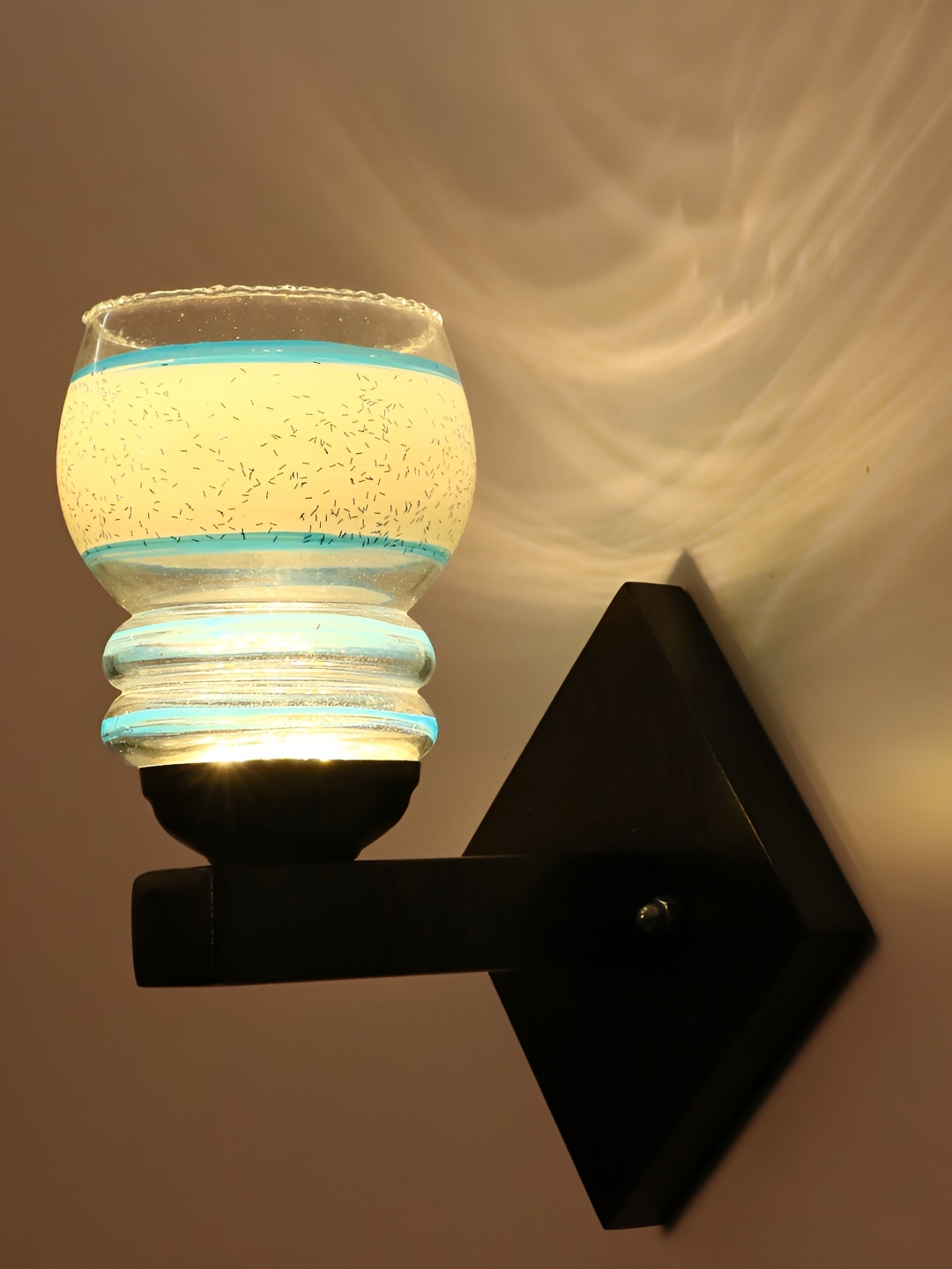 

Afast Blue Glass Wall Lamp
