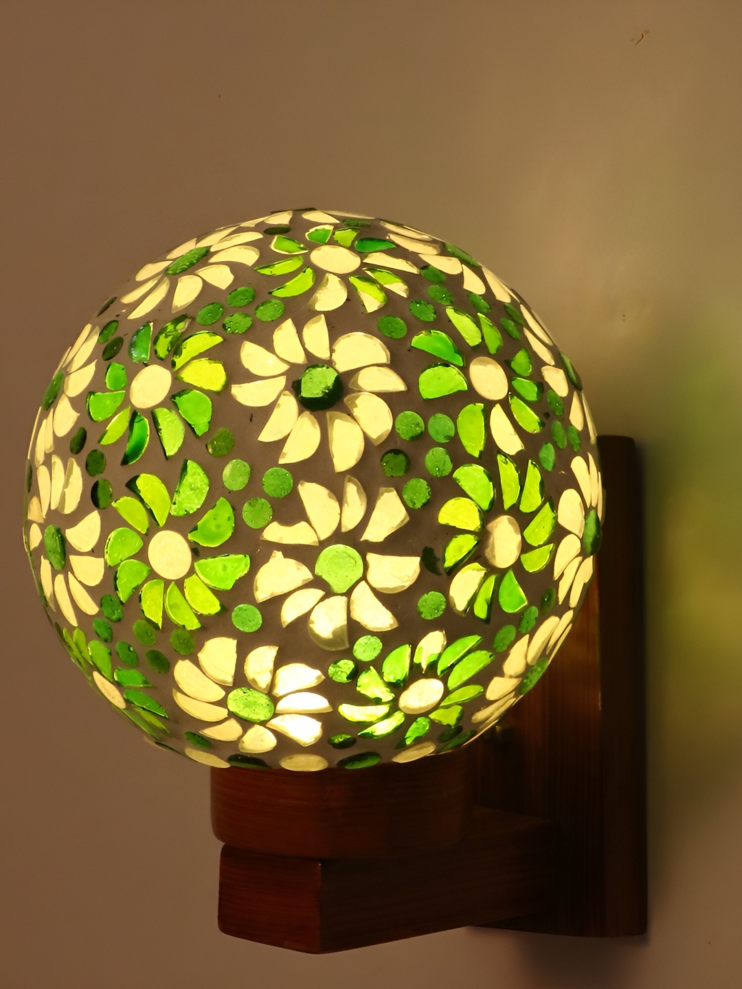 

Afast Green Glass Wall Lamp