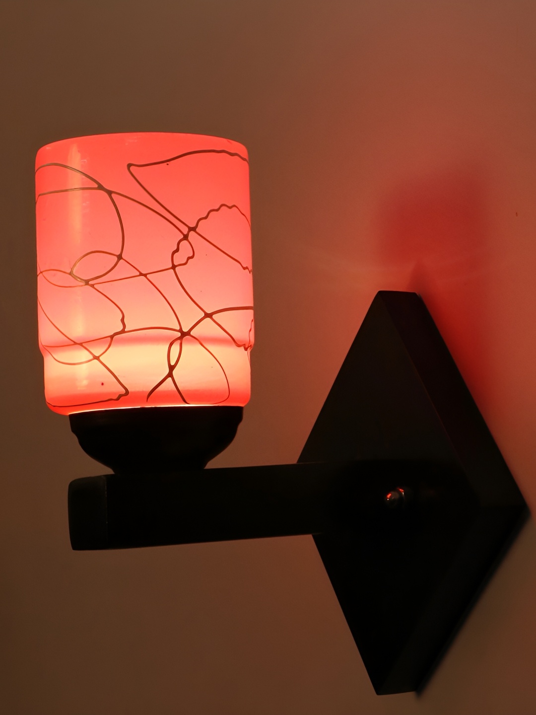 

Afast Pink Glass Wall Lamp