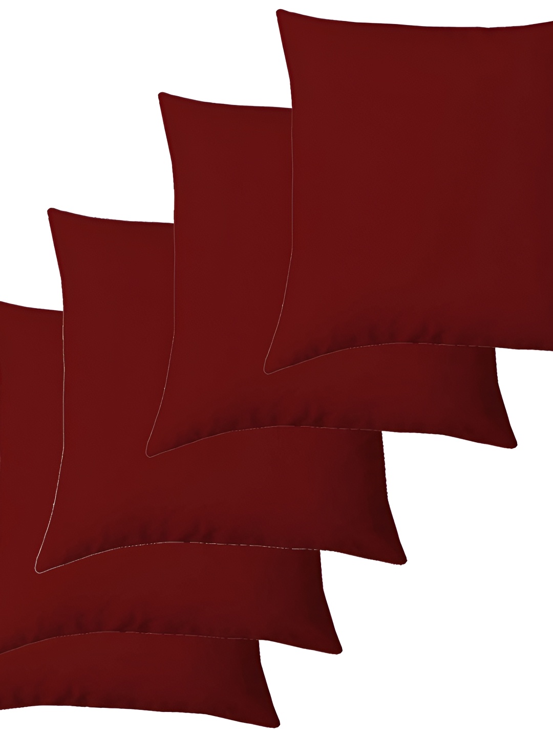 

LINENOVATION Maroon 5 Pieces Square Microfibre Filled Cushions