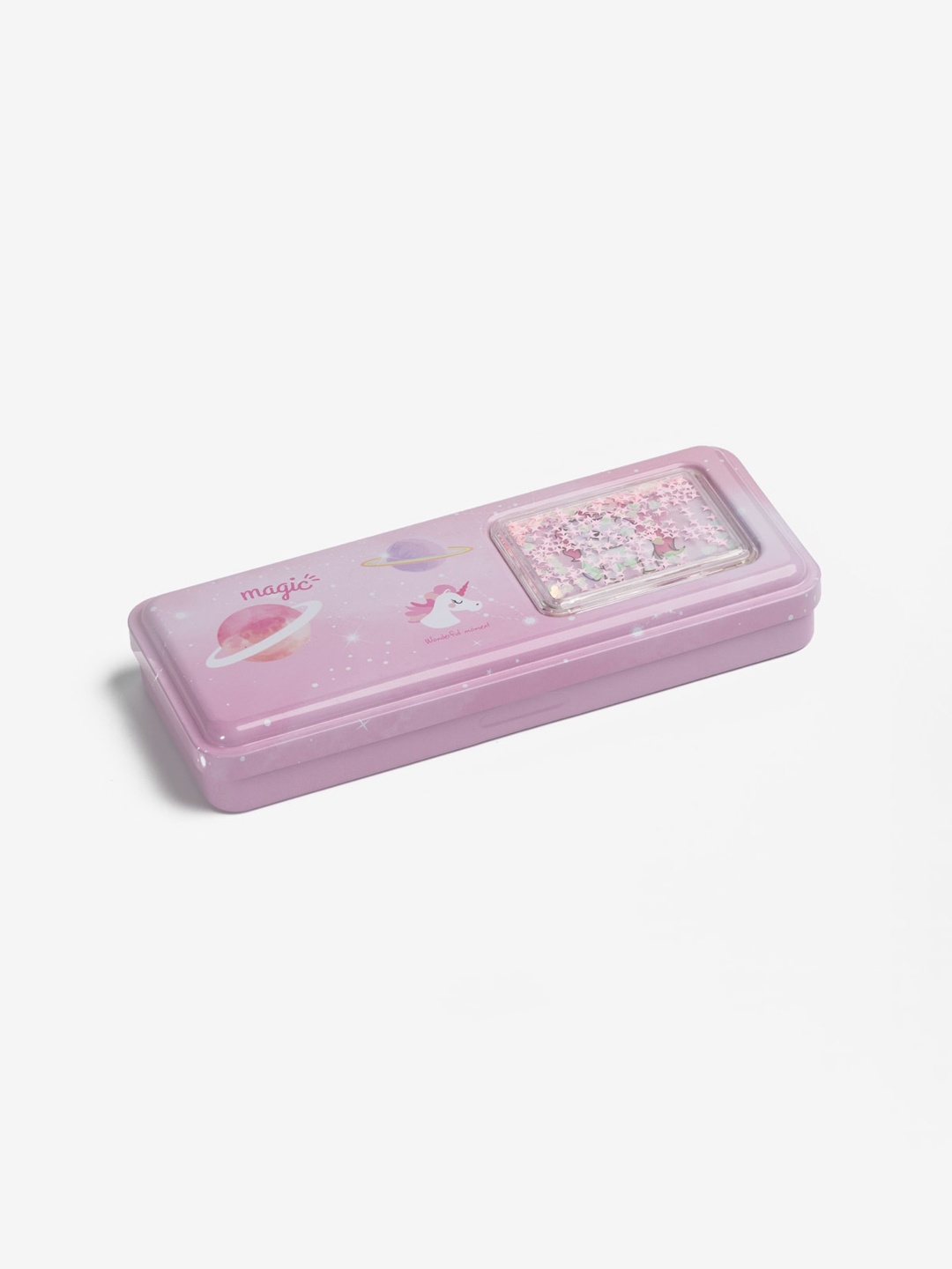

QIPS Kids Printed Pencil Case, Pink