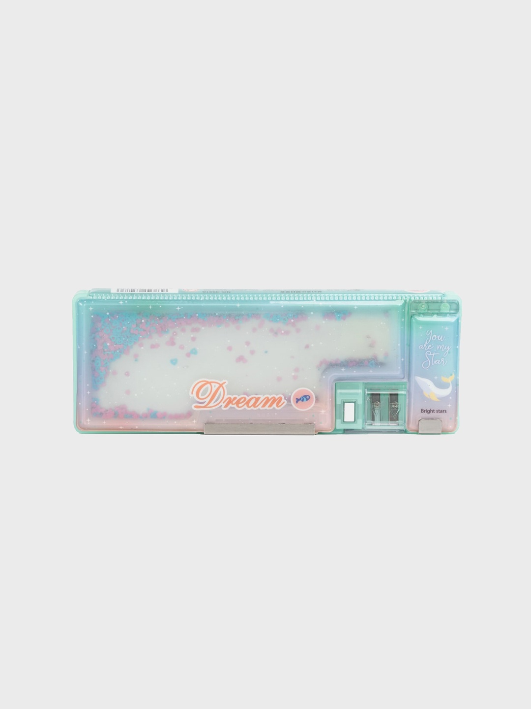 

QIPS Kids Printed Pencil Box, Green