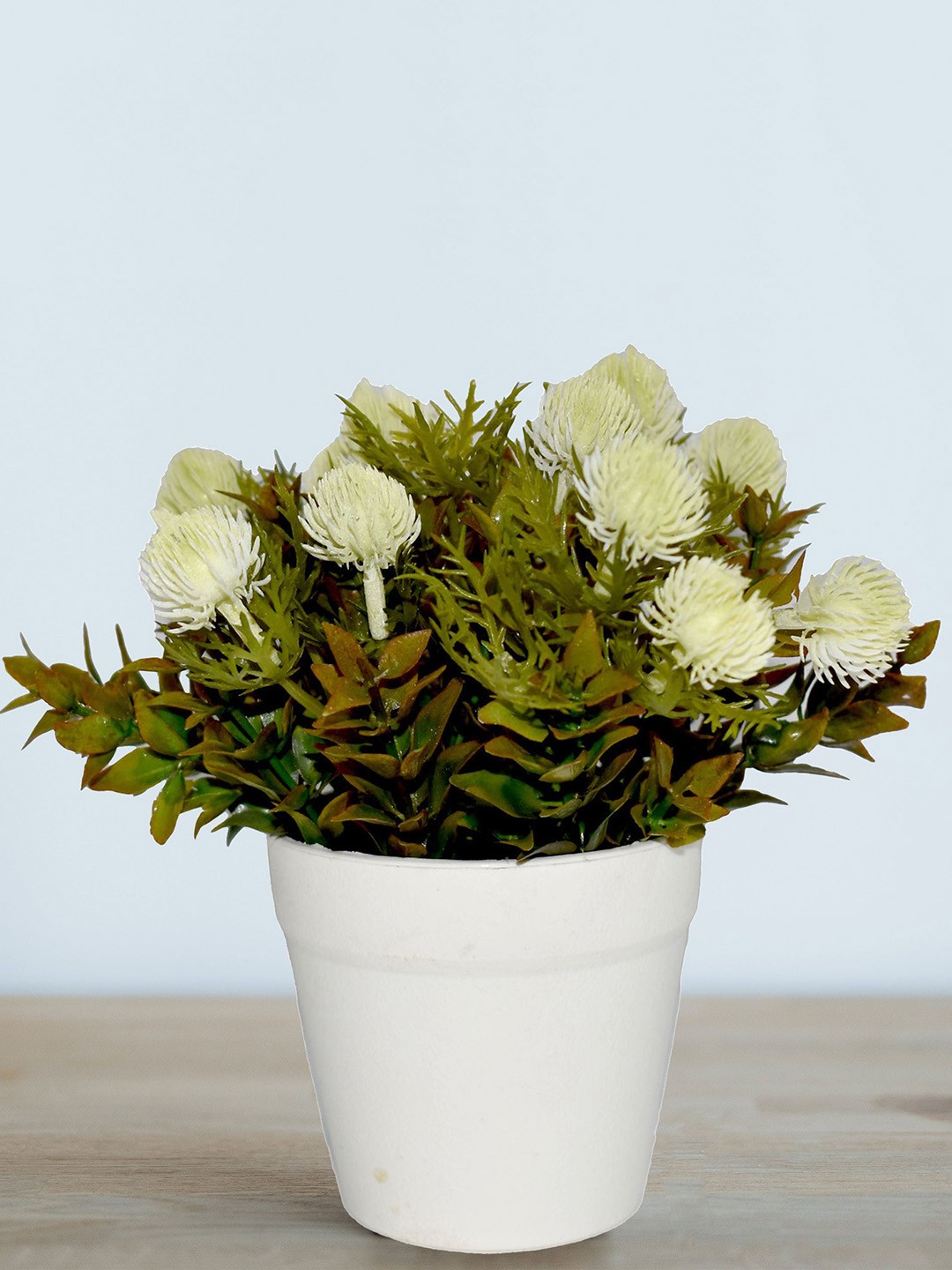 

AMFLIX White & Brown Bonsai Artifical Plant With Pot