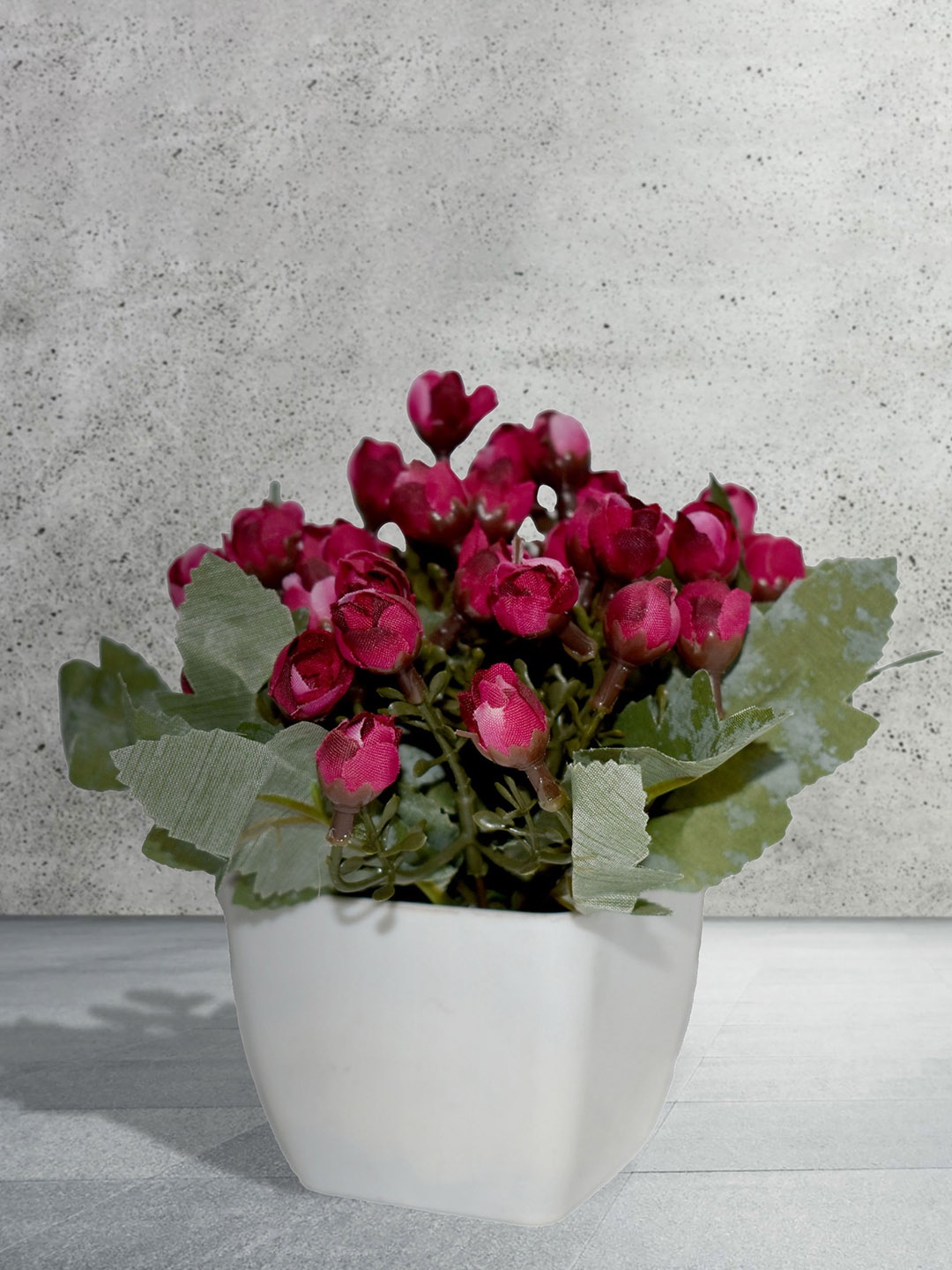 

AMFLIX Bonsai Artifical Plant With Pot, Maroon