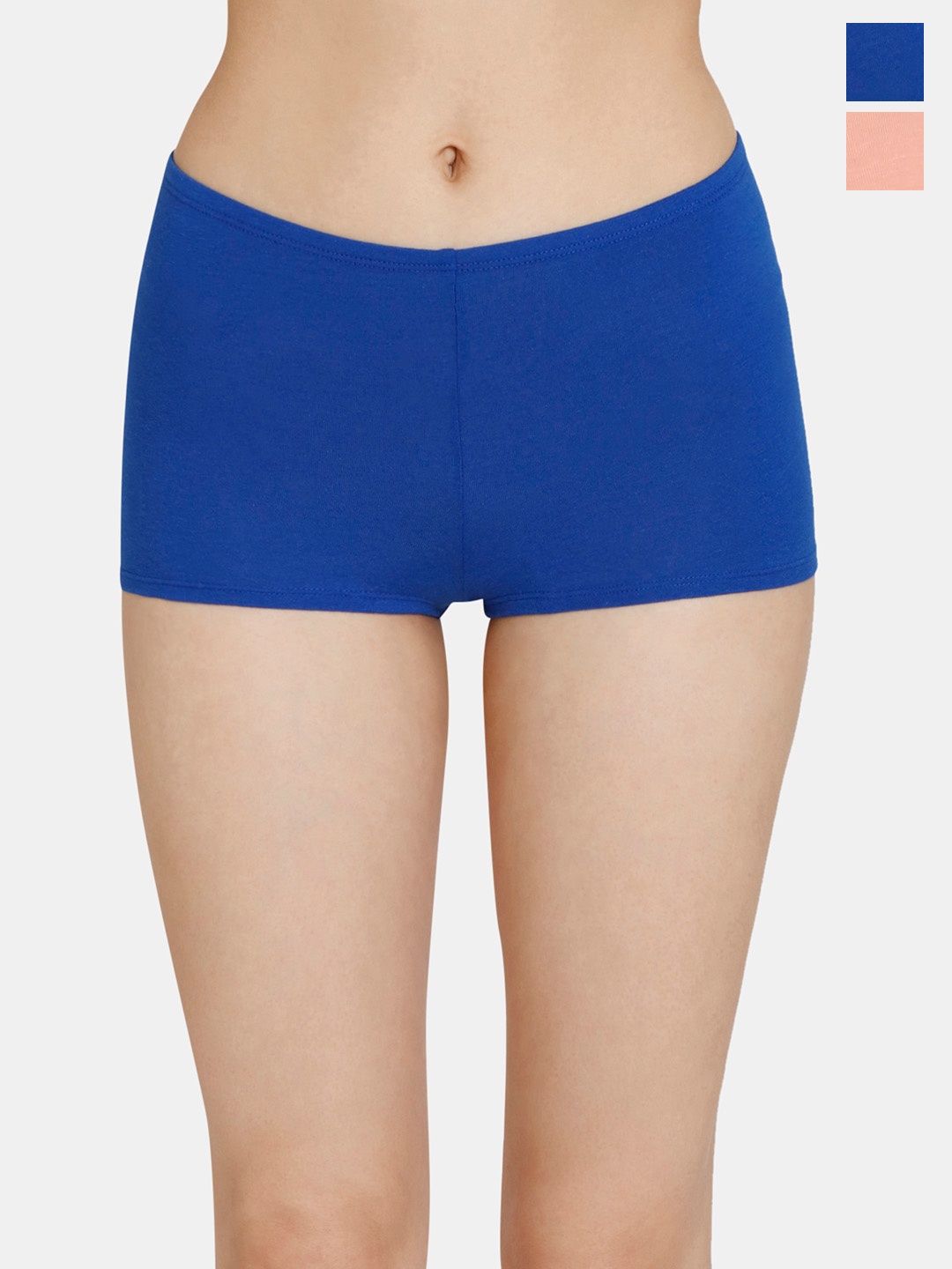 

Zivame Girls Pack Of 2 Boy Shorts Briefs, Blue