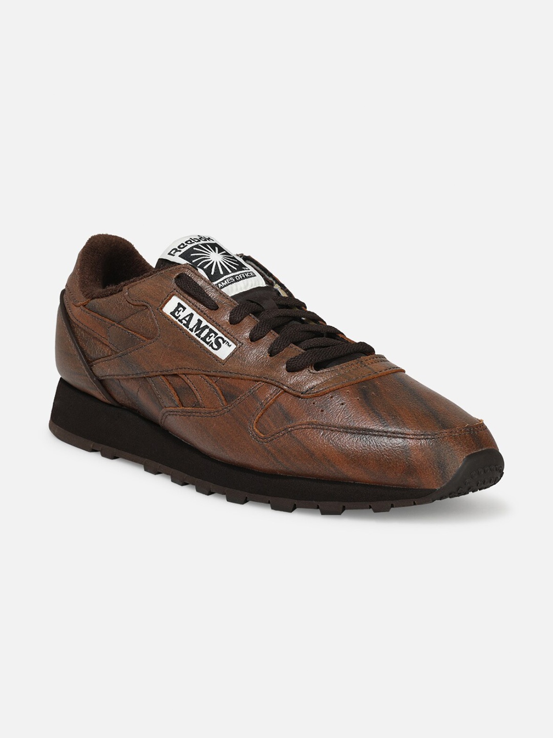

Reebok Classic Eames Classic Leather Men Running Shoes, Brown