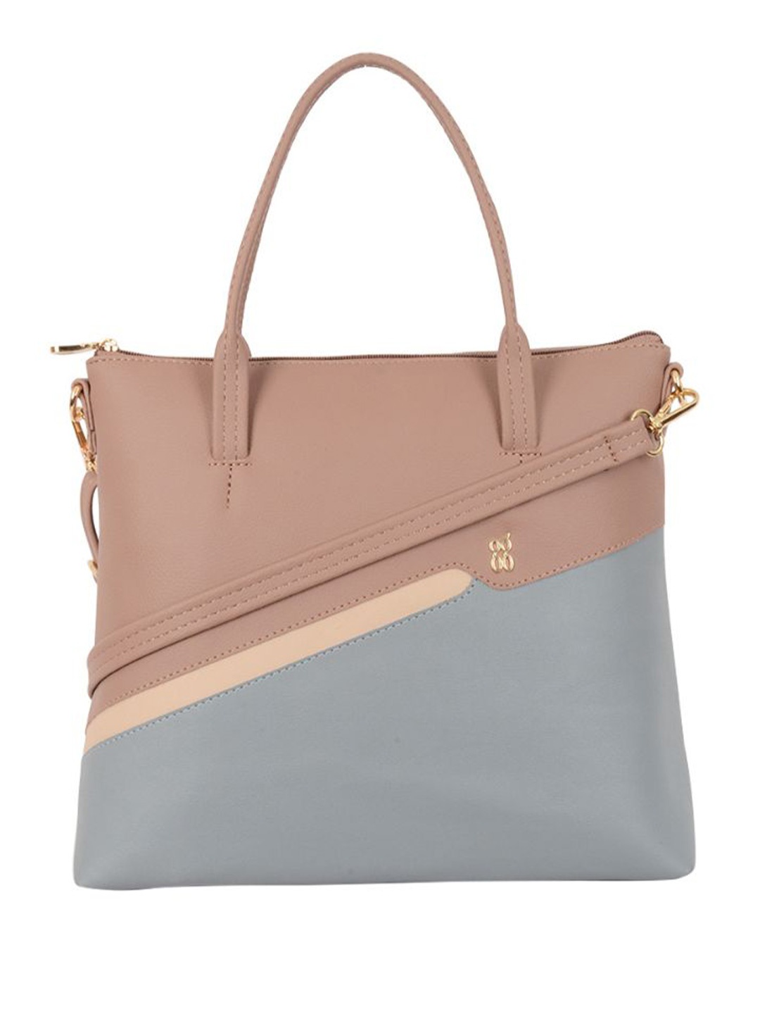 

Baggit Colourblocked Shoulder Bag With Wallet, Peach