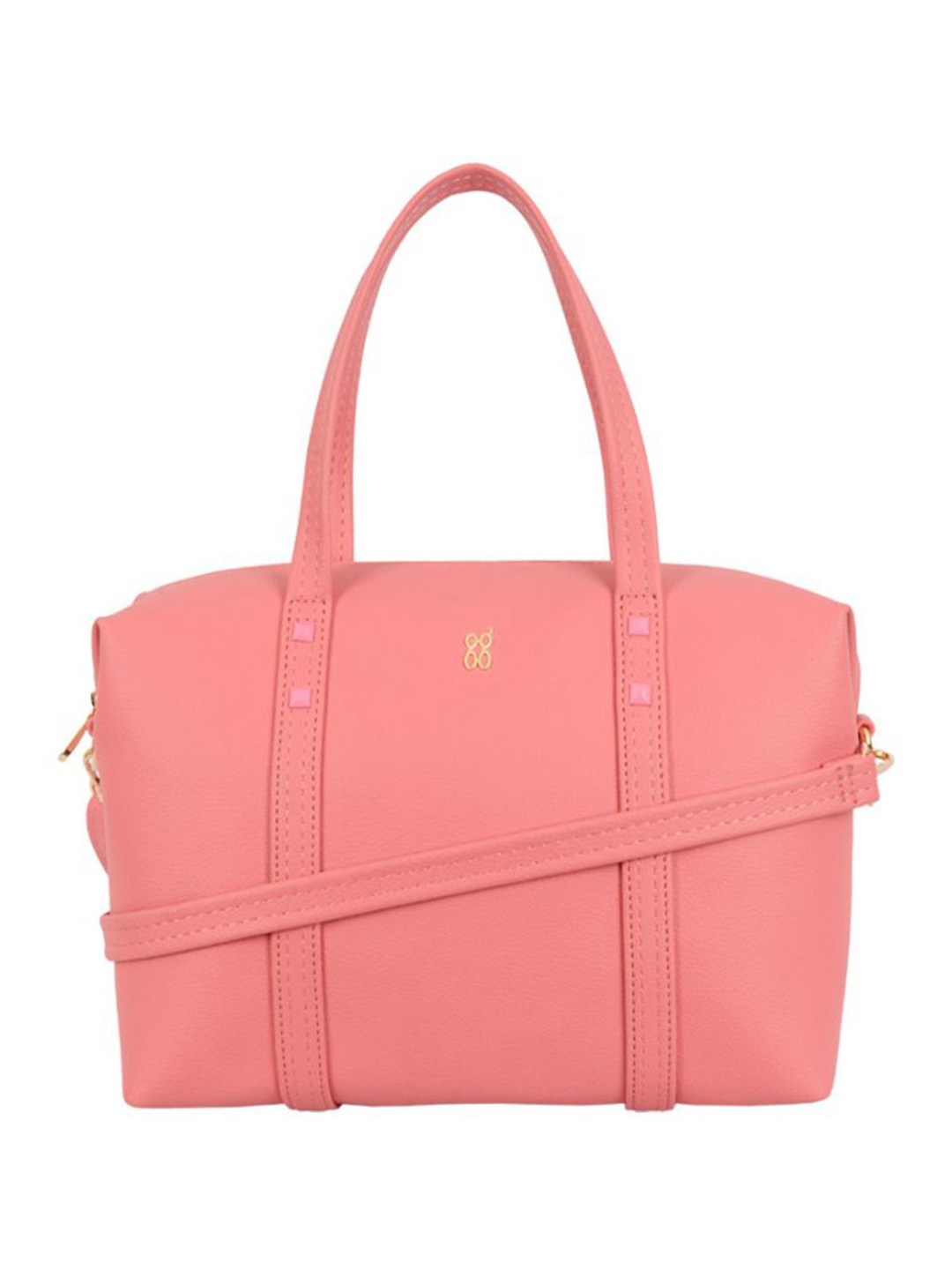 

Baggit Structured Shoulder Bag With Wallet, Coral