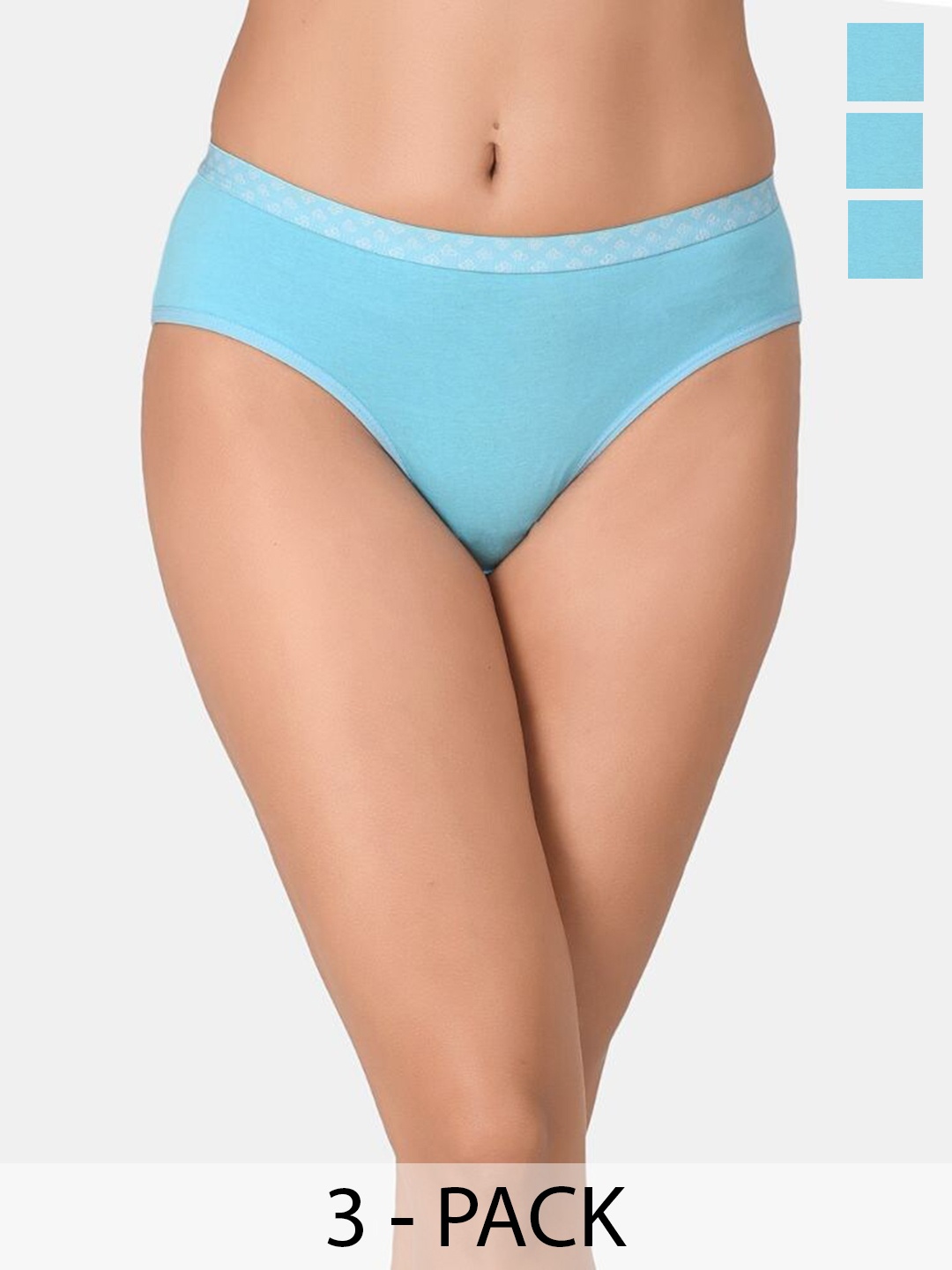 

Innocence Pack Of 6 Hipster Briefs, Blue