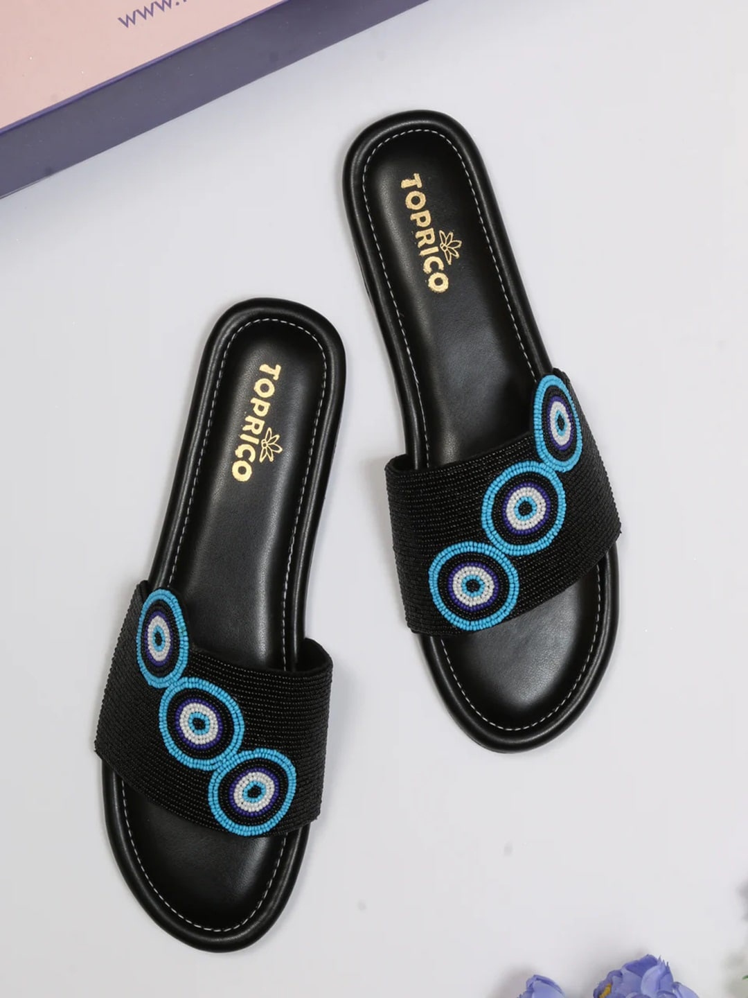 

TOPRICO Women Black Fashion Flats