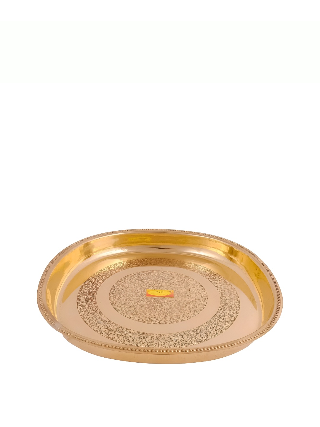 

Shivshakti Arts Copper Toned Brass Glossy Plate