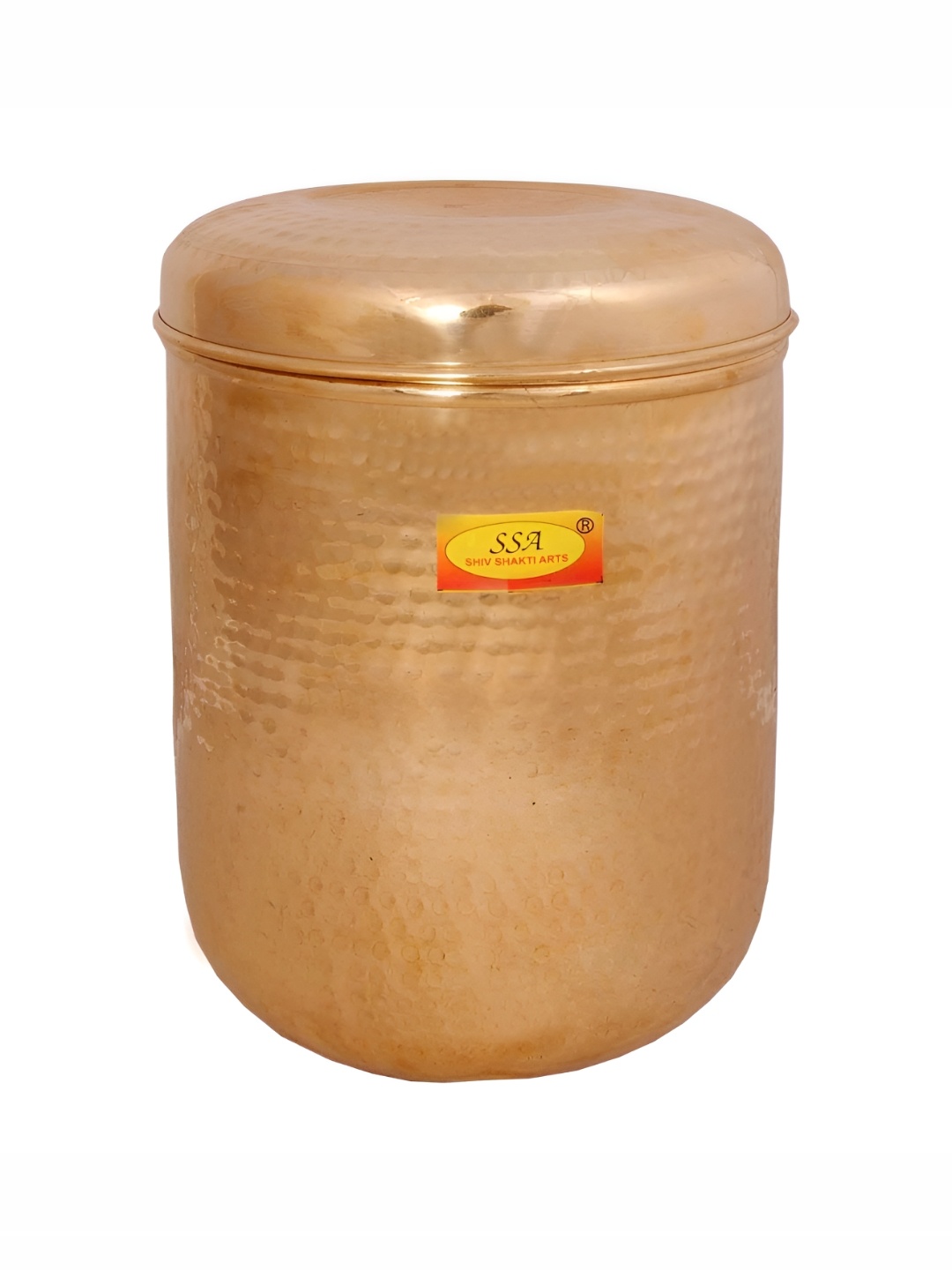 

Shivshakti Arts Yellow 5 Pieces Brass Kitchen Storage Box