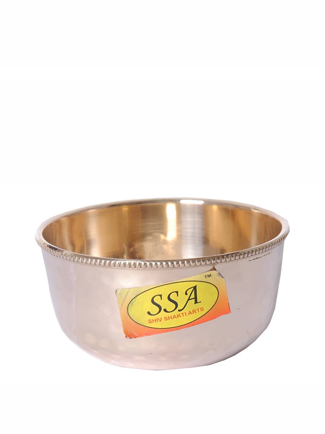 

Shivshakti Arts Copper Toned Brass Glossy Bowl 150 ml