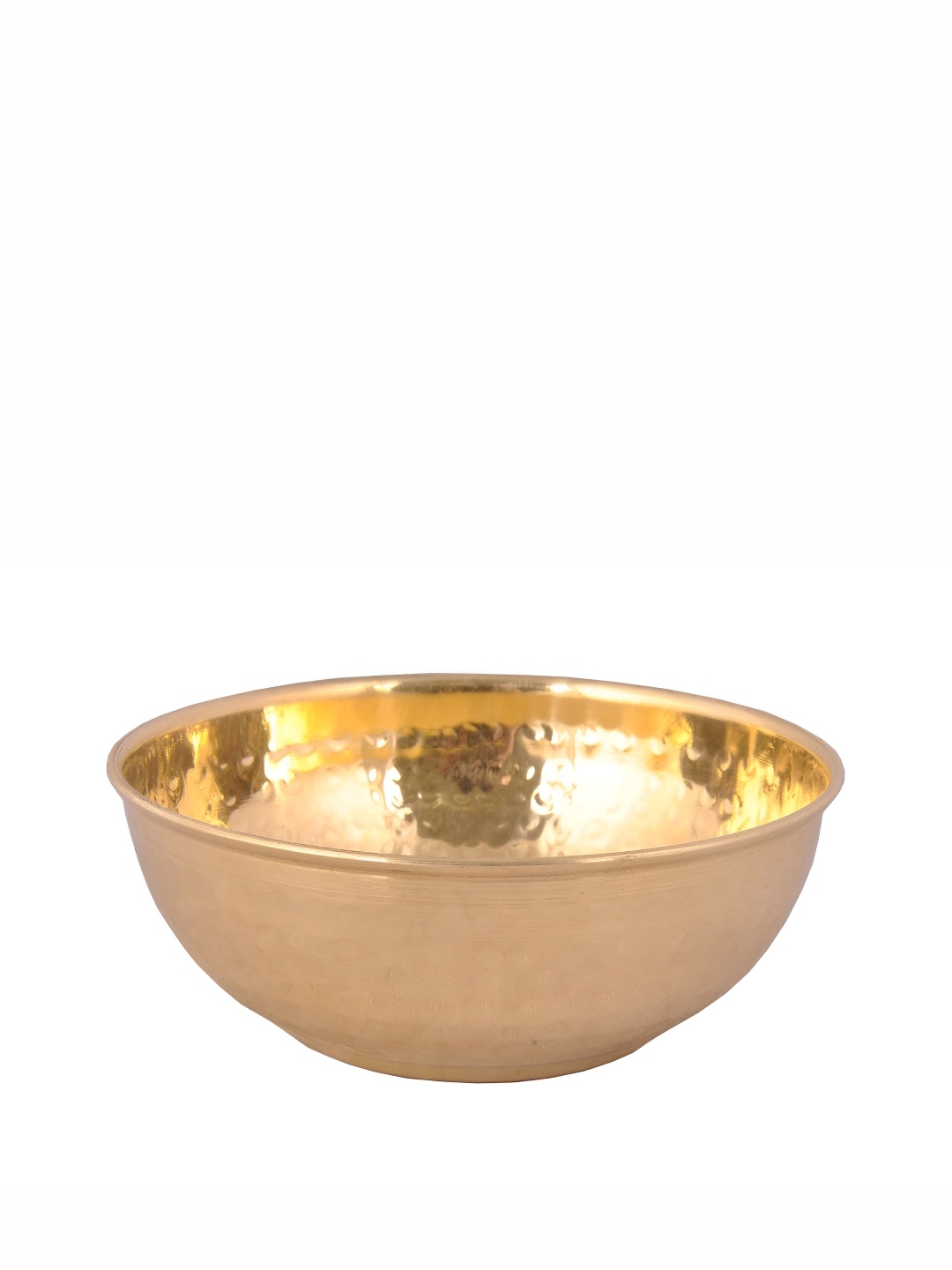 Shivshakti Arts Copper Toned Brass Glossy Bowl