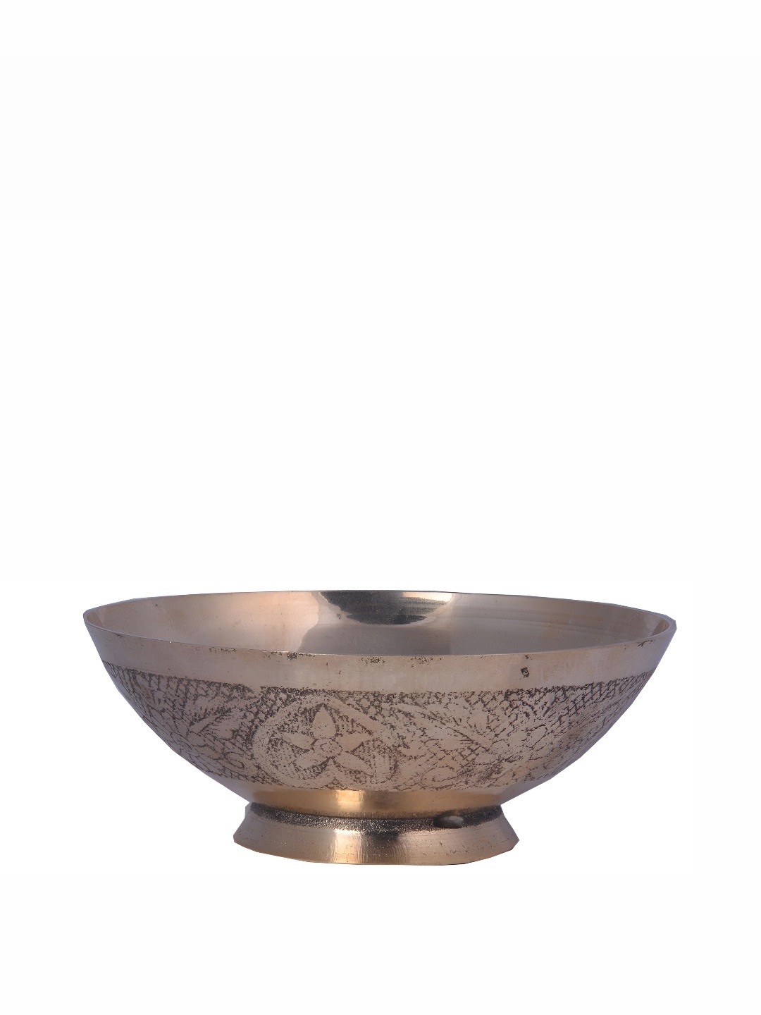 

Shivshakti Arts Copper Toned Brass Glossy Bowl 250 ML