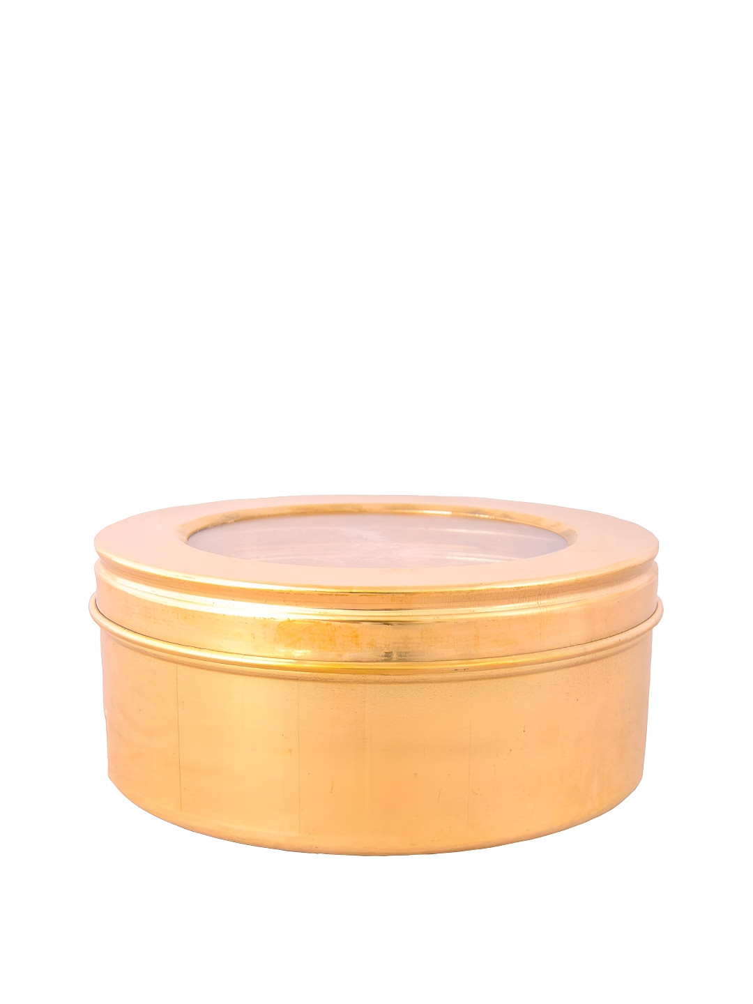 

Shivshakti Arts Yellow Brass Grocery Box