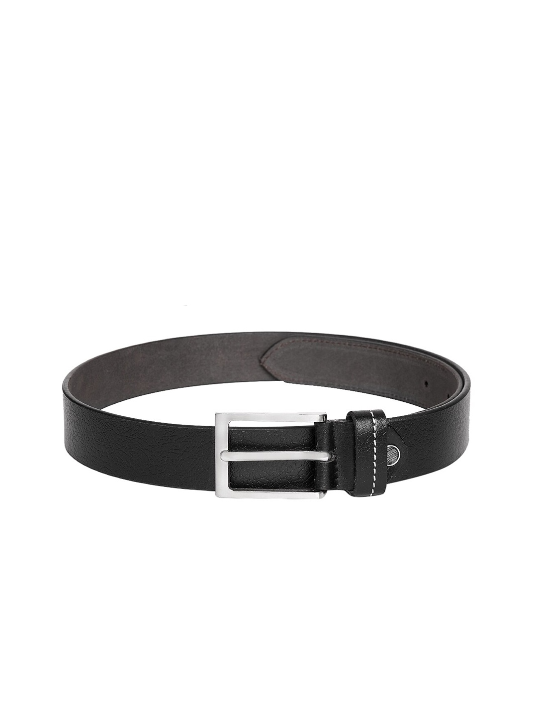 

The Roadster Lifestyle Co. Men Textured Leather Belt, Black