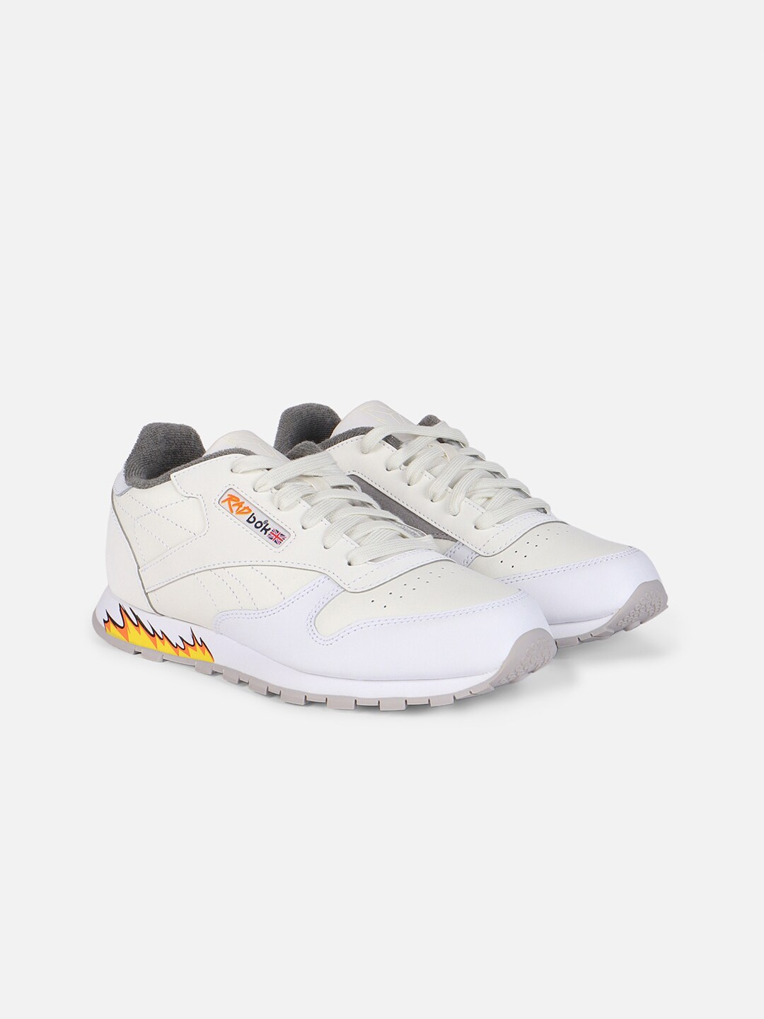 

Reebok Boys Reebok Power Rangers Classic Running Shoes, White
